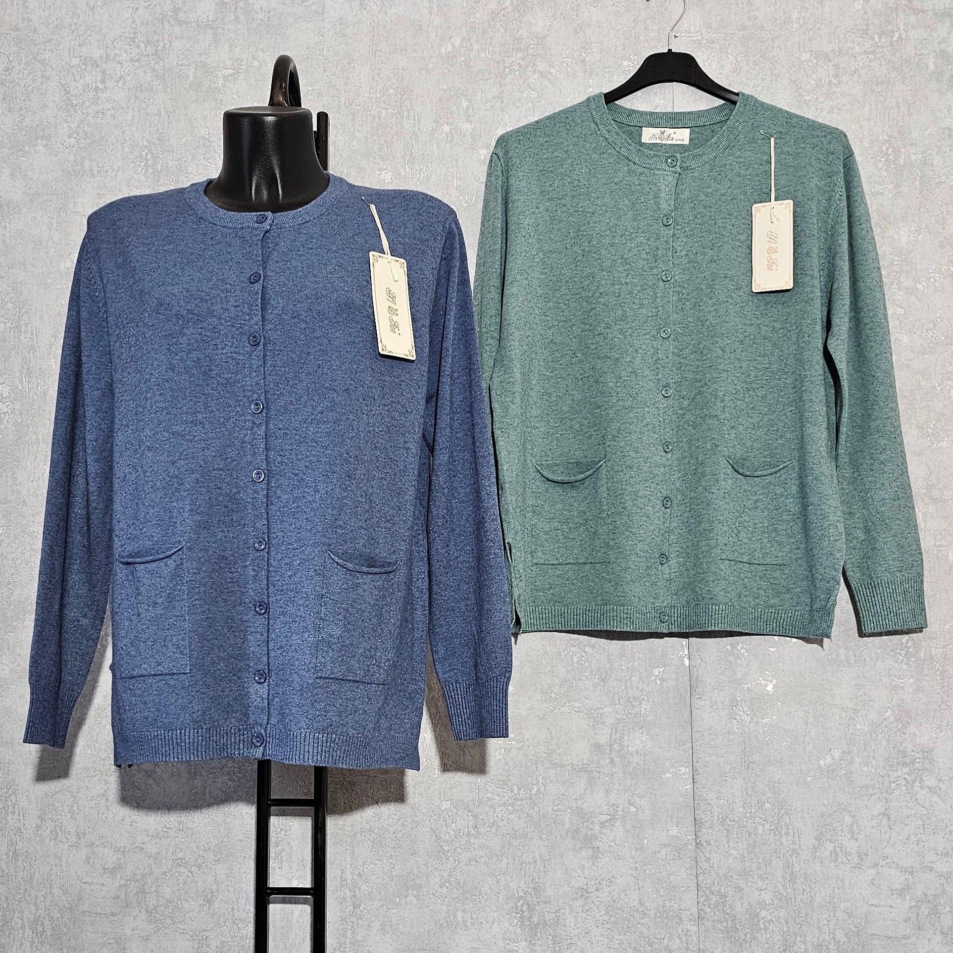 Damen-Cardigan 2XL/3XL – Plus Size Strick mit Kaschmir
