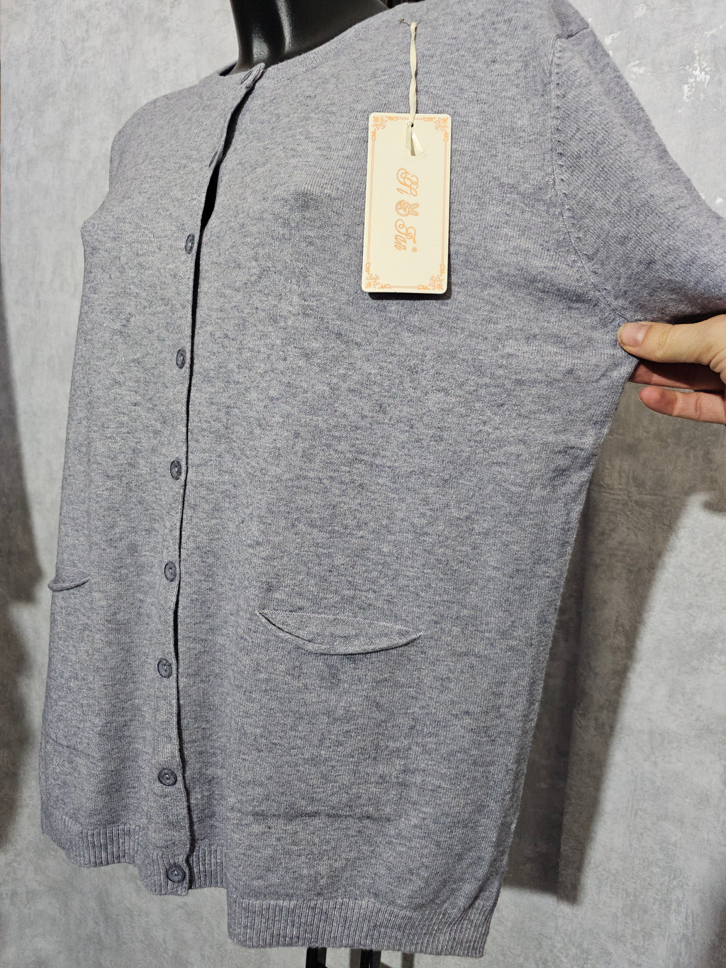 Luxus Cashmere-Mix Cardigan – Weiche Oversize Strickjacke mit Knöpfen – Plus Size XXL XXXL