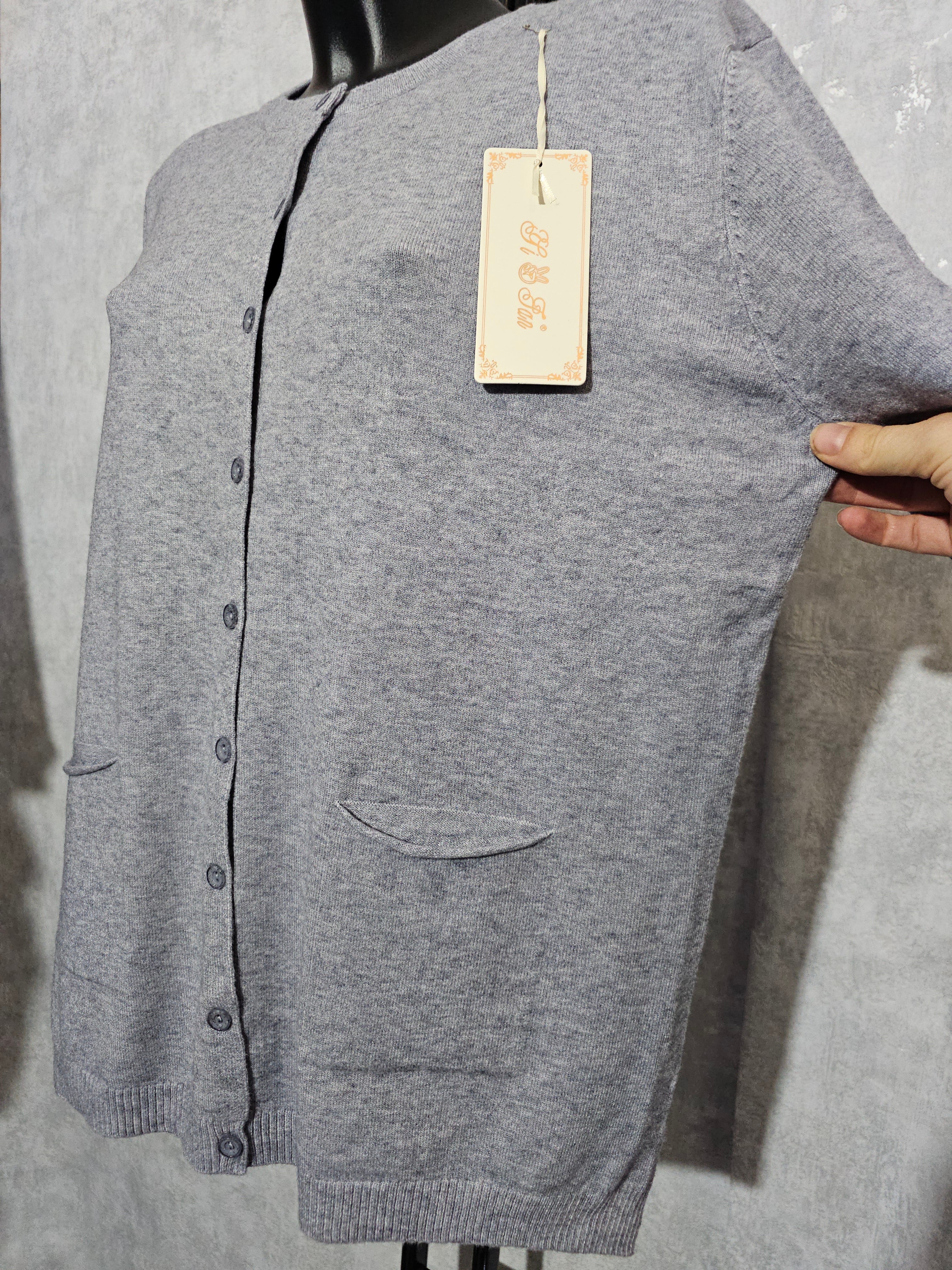 Luxus Cashmere-Mix Cardigan – Weiche Oversize Strickjacke mit Knöpfen – Plus Size XXL XXXL