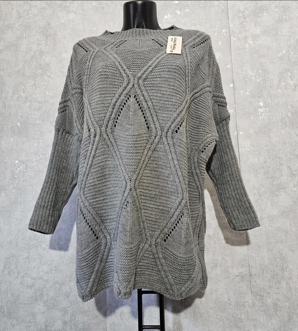 Strickpullover Oversize – XXL bis 4XL | Made in Italy