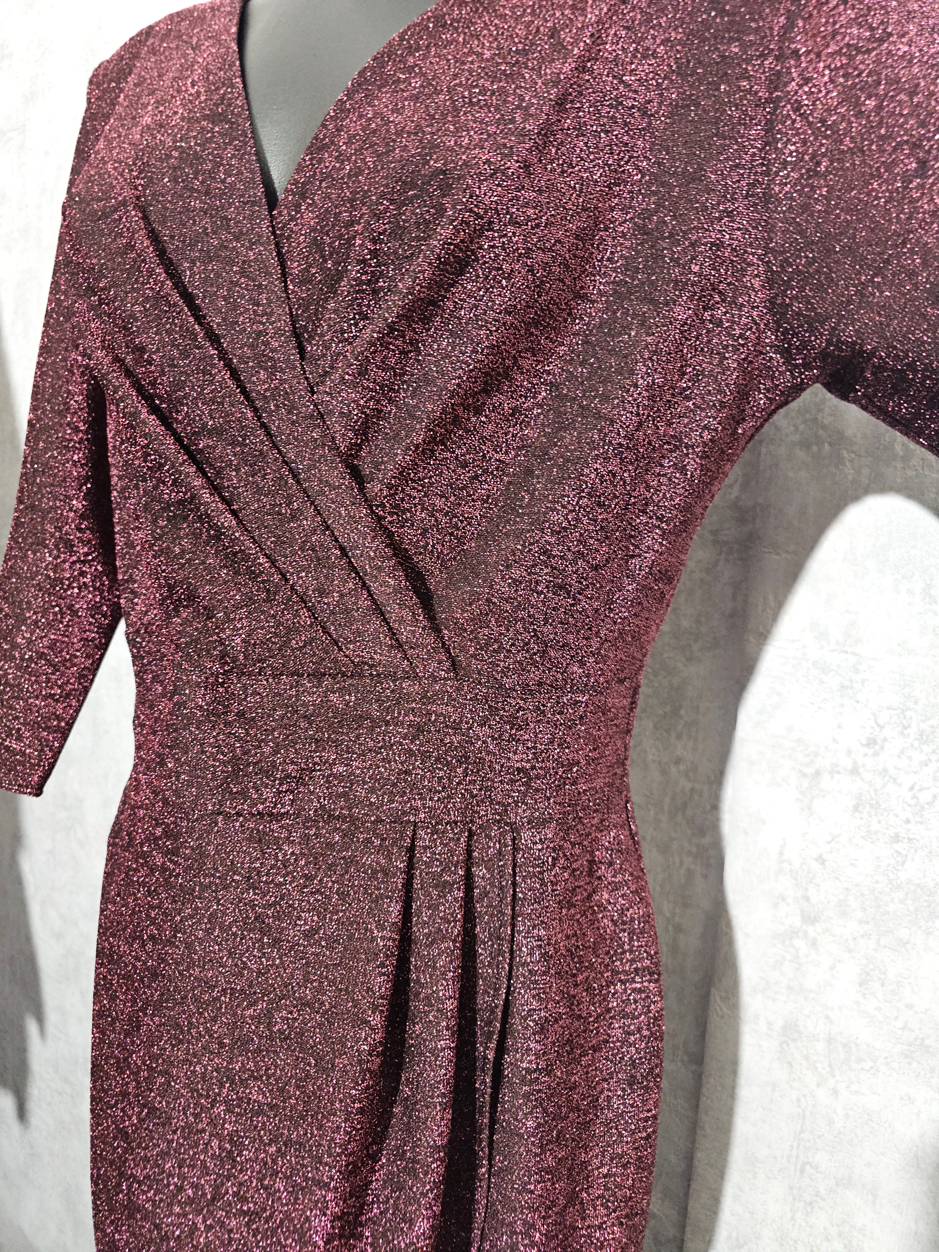 Festliches Glitzerkleid – Rosa | 46 & 52