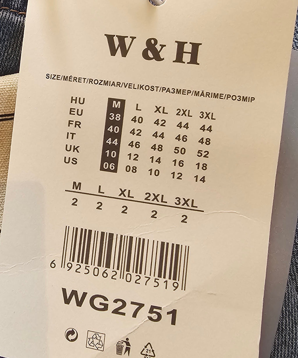 Premium Wide Leg Jeans für Damen – High Waist Denim | WG2751