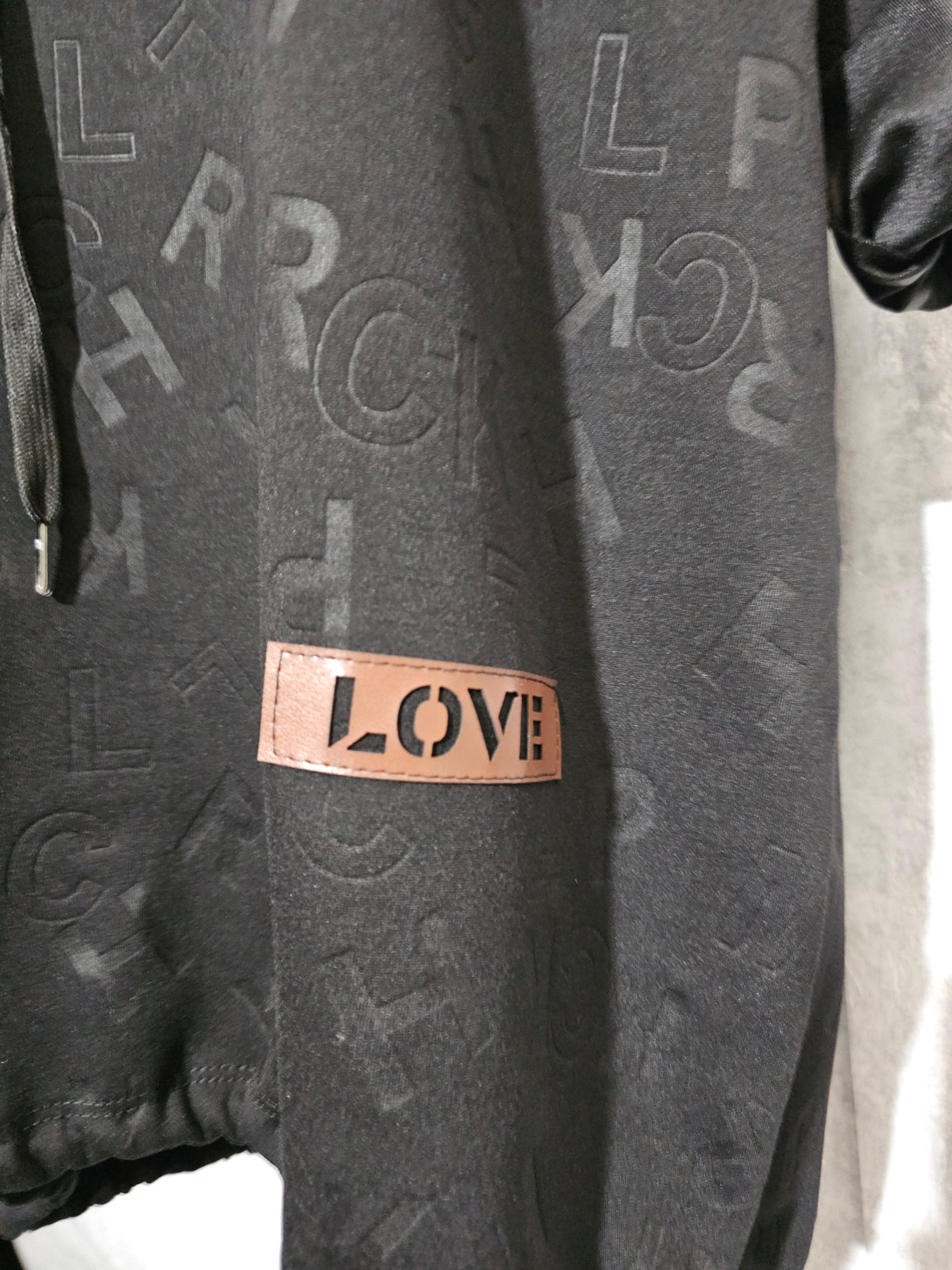 Long-Hoodie Oversize XL-3XL • Kapuzenpullover • Made in Italy – Beige / Rot / Schwarz