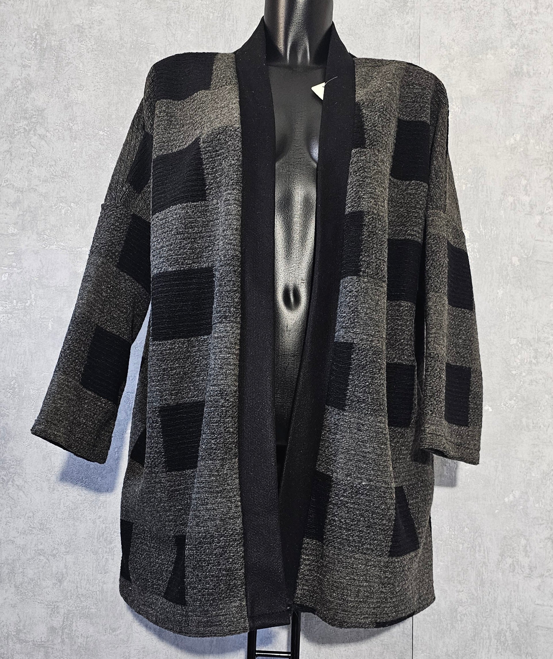 Oversize Cardigan mit Wolle – Made in Italy | Damen Strickjacke Plus Size