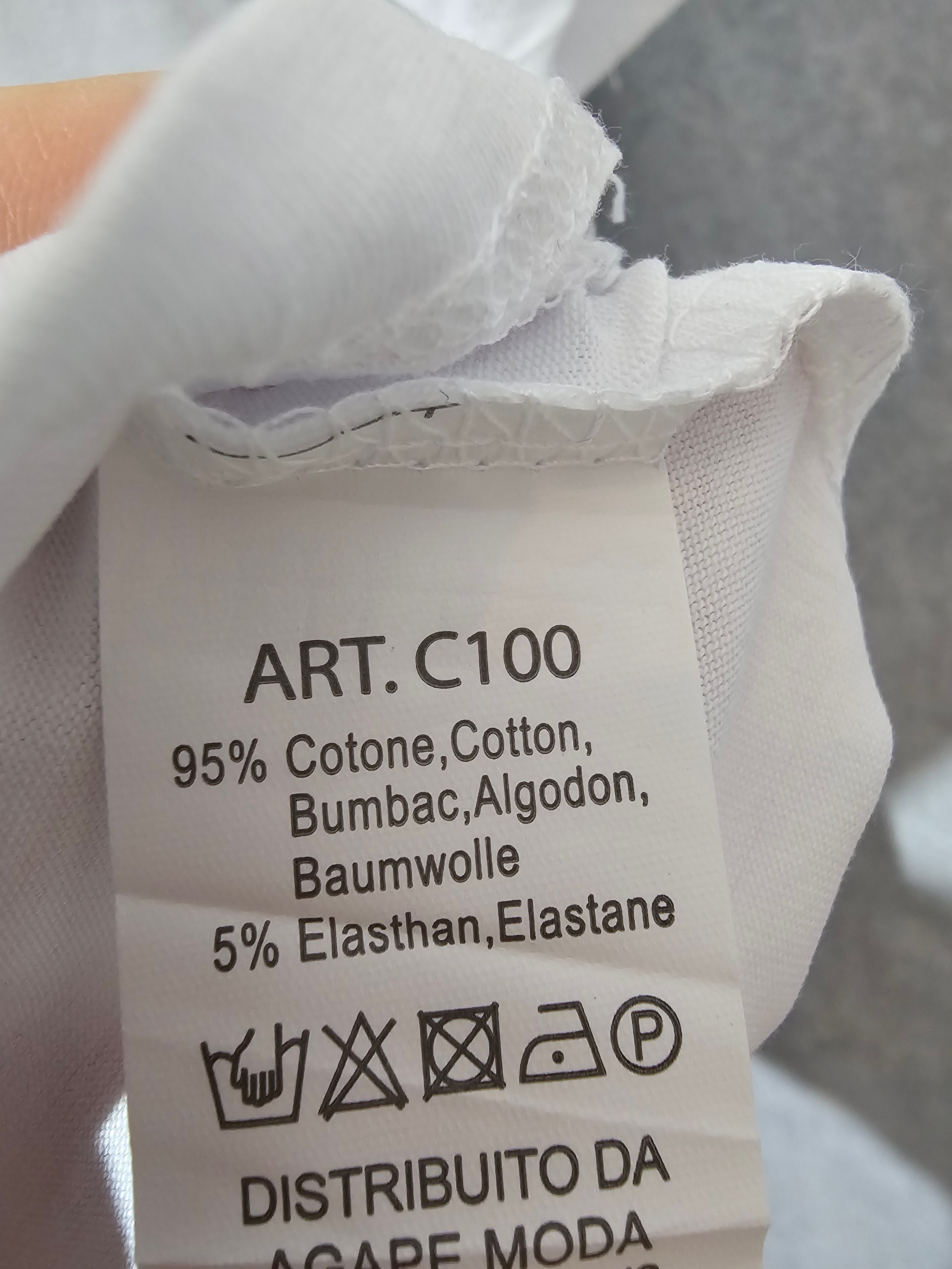 Made in Italy Damen T-Shirt mit Teddy-Motiv | Premium Baumwolle | Edles Design mit Perlen