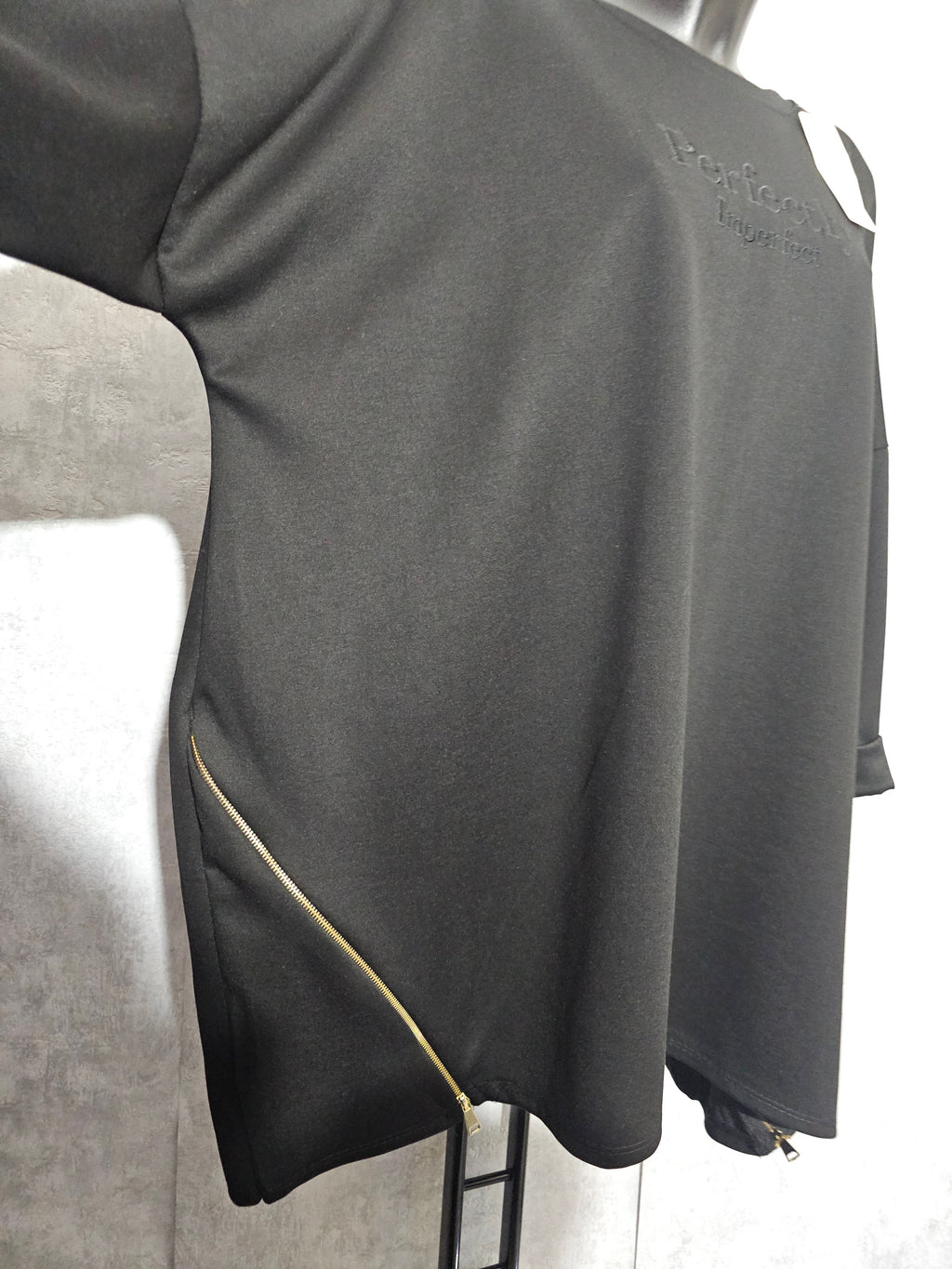 Oversize Tunika “Perfectly Imperfect” – Made in Italy – 3XL–5XL – Weich, Elastisch & Modern