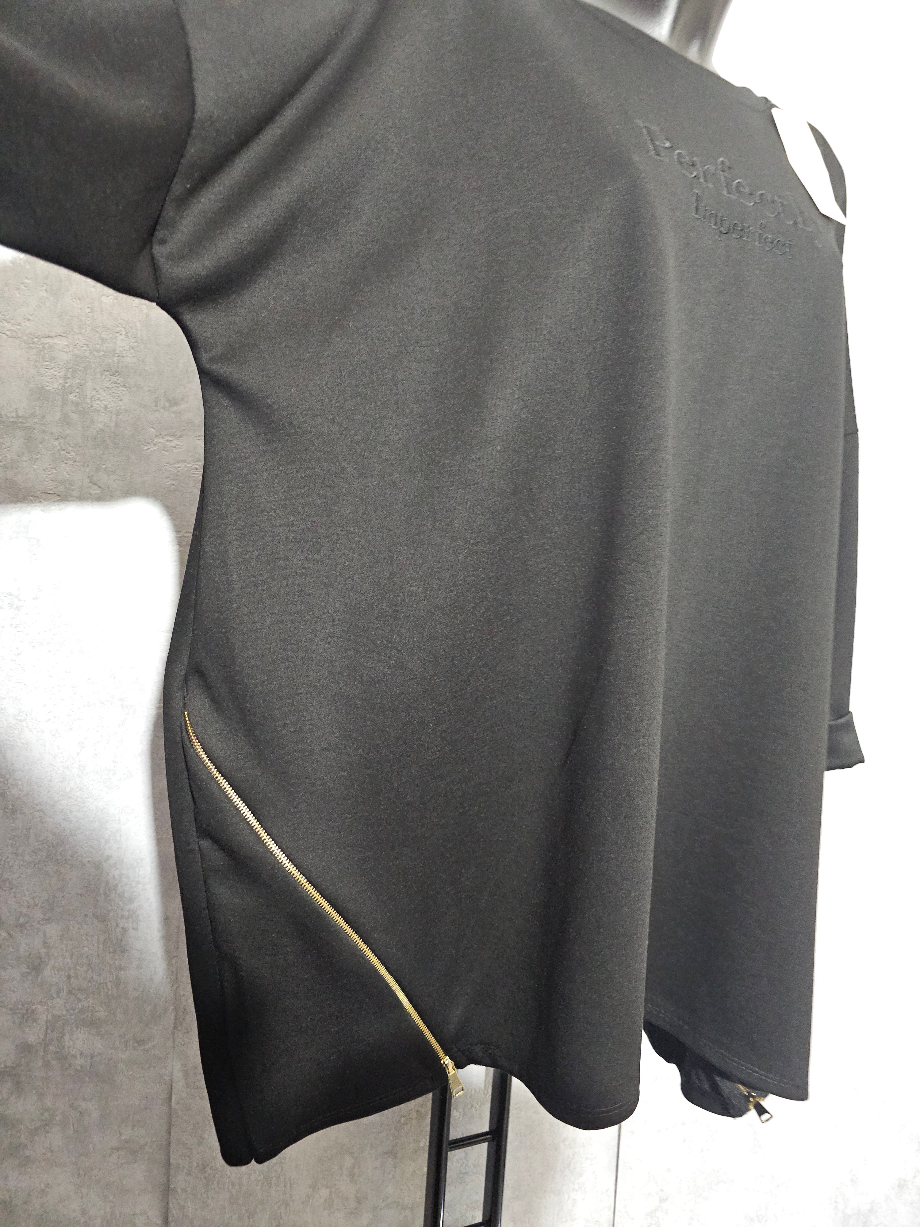 Oversize Tunika “Perfectly Imperfect” – Made in Italy – 3XL–5XL – Weich, Elastisch & Modern