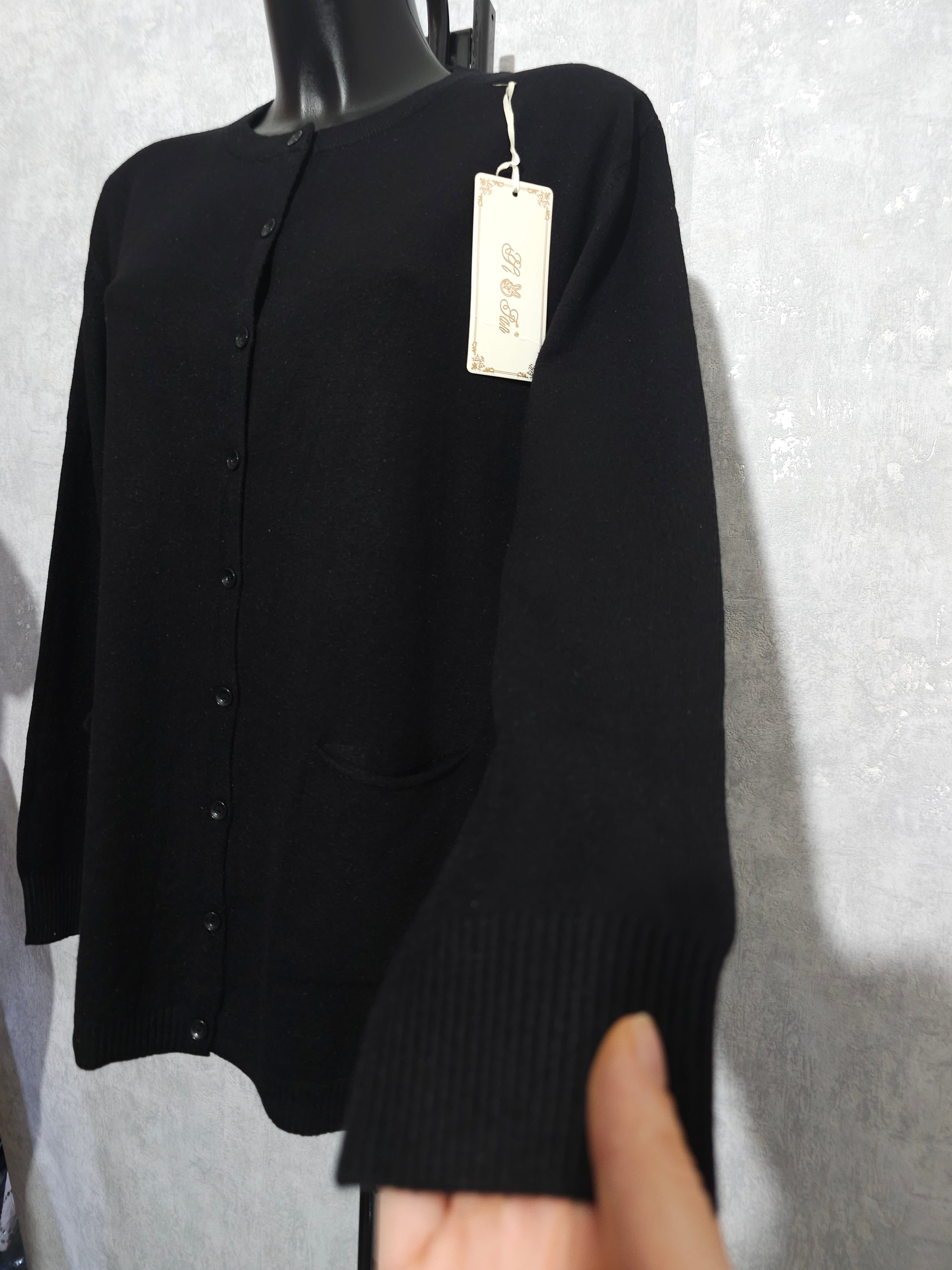 Luxus Cashmere-Mix Cardigan – Weiche Oversize Strickjacke mit Knöpfen – Plus Size XXL XXXL