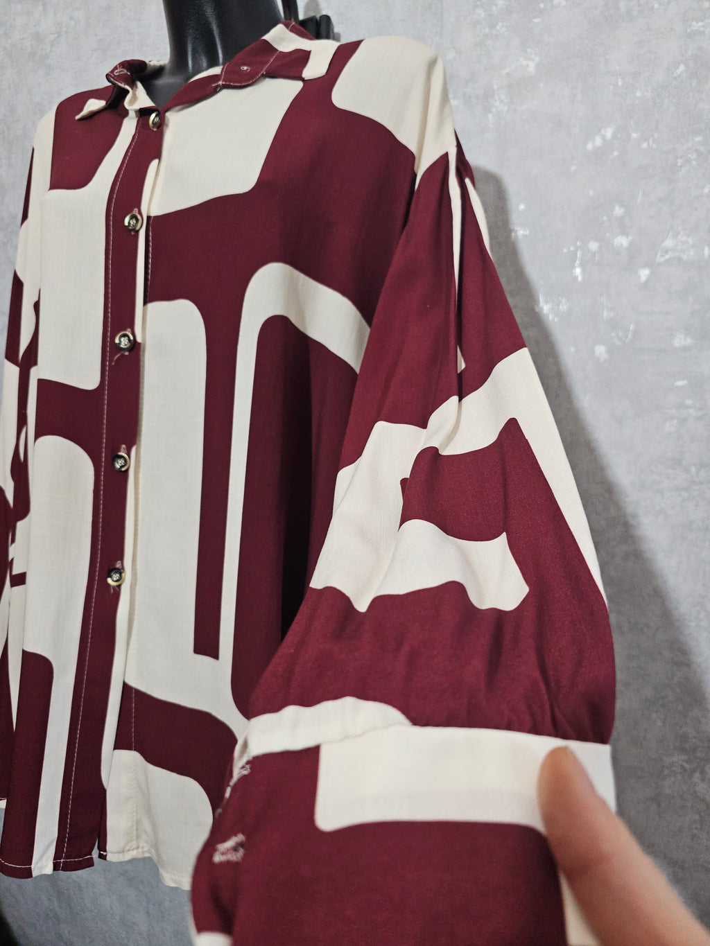 Elegante Oversize-Bluse für Damen – Made in Italy – XXL bis XXXL