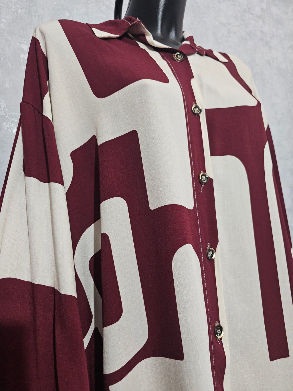 Elegante Oversize-Bluse für Damen – Made in Italy – XXL bis XXXL