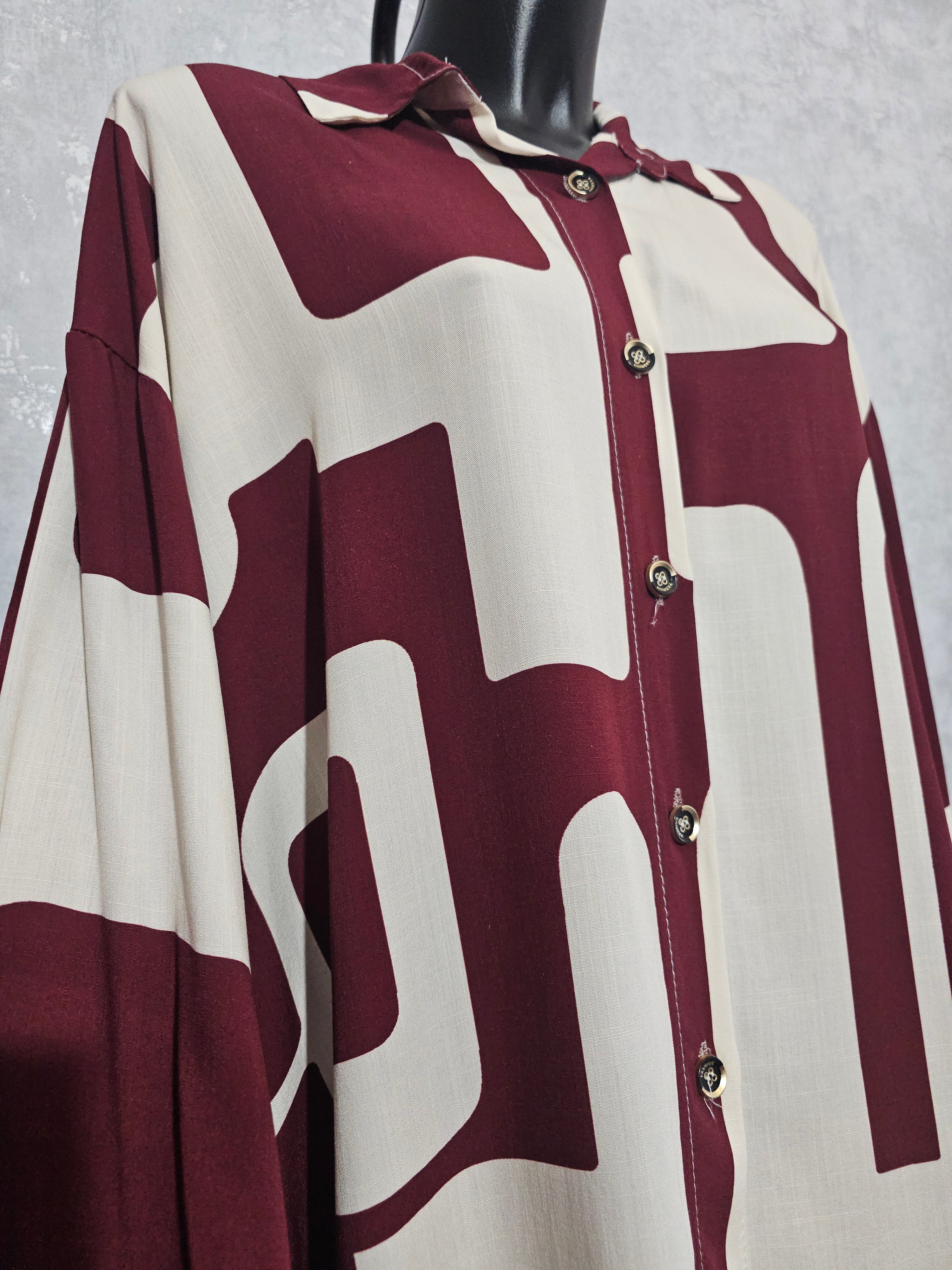 Elegante Oversize-Bluse für Damen – Made in Italy – XXL bis XXXL