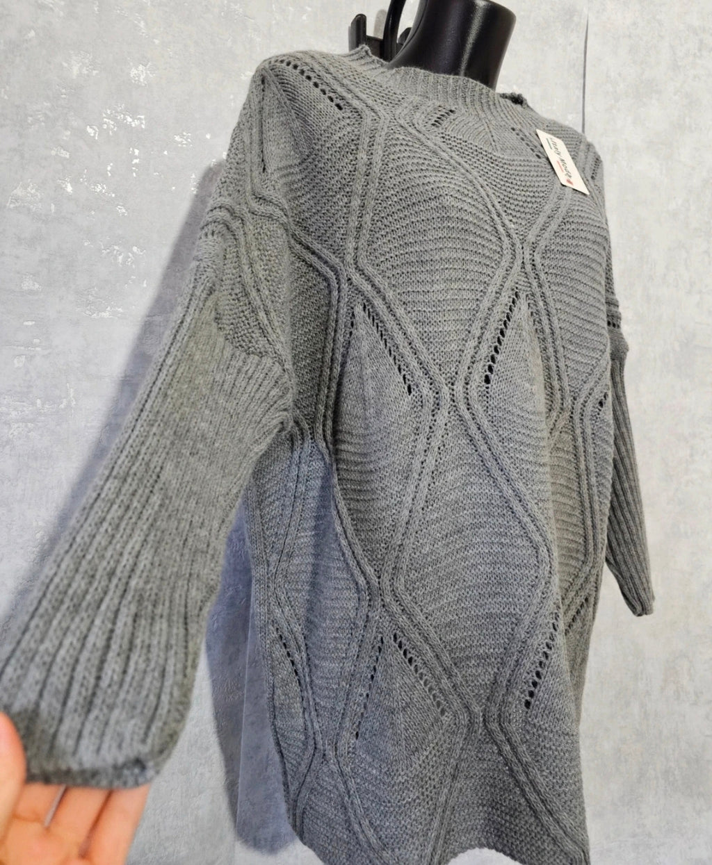 Strickpullover Oversize – XXL bis 4XL | Made in Italy