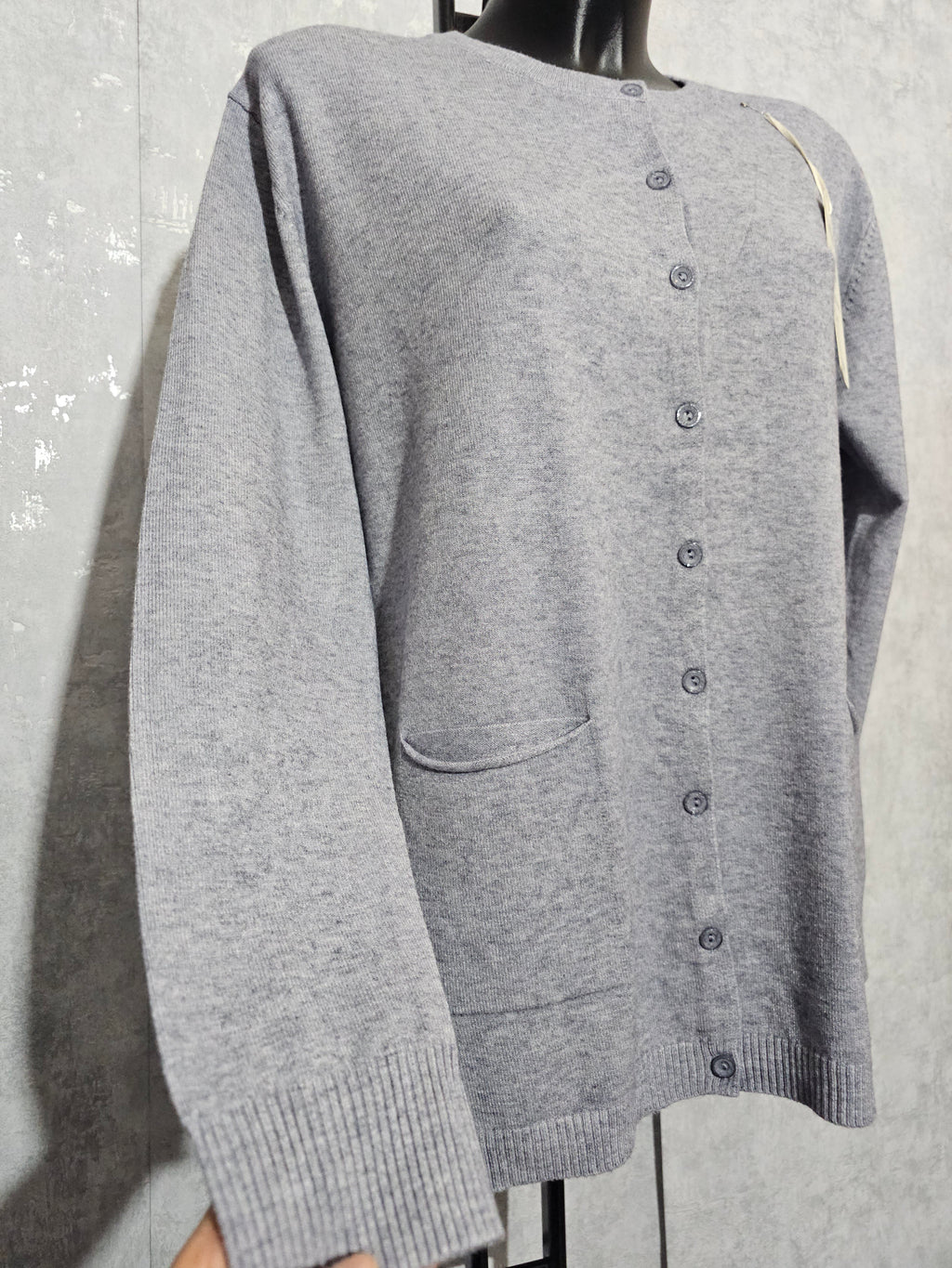 Luxus Cashmere-Mix Cardigan – Weiche Oversize Strickjacke mit Knöpfen – Plus Size XXL XXXL