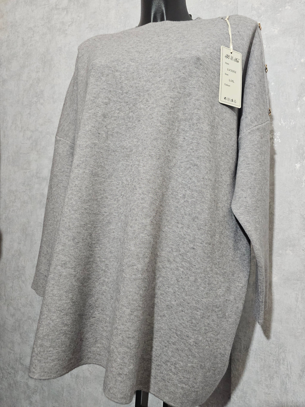 Damen Pullover oversize
Weiche Strick Tunika
Winter Pullover Warm
L/XL