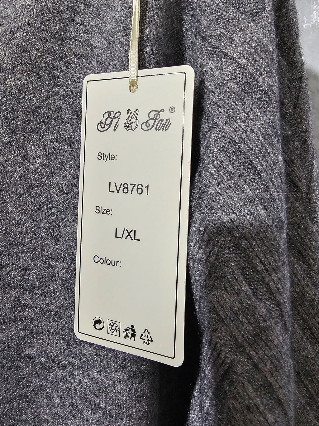 Elegante Strickjacke in Grau mit Kaschmir – weich & stilvoll