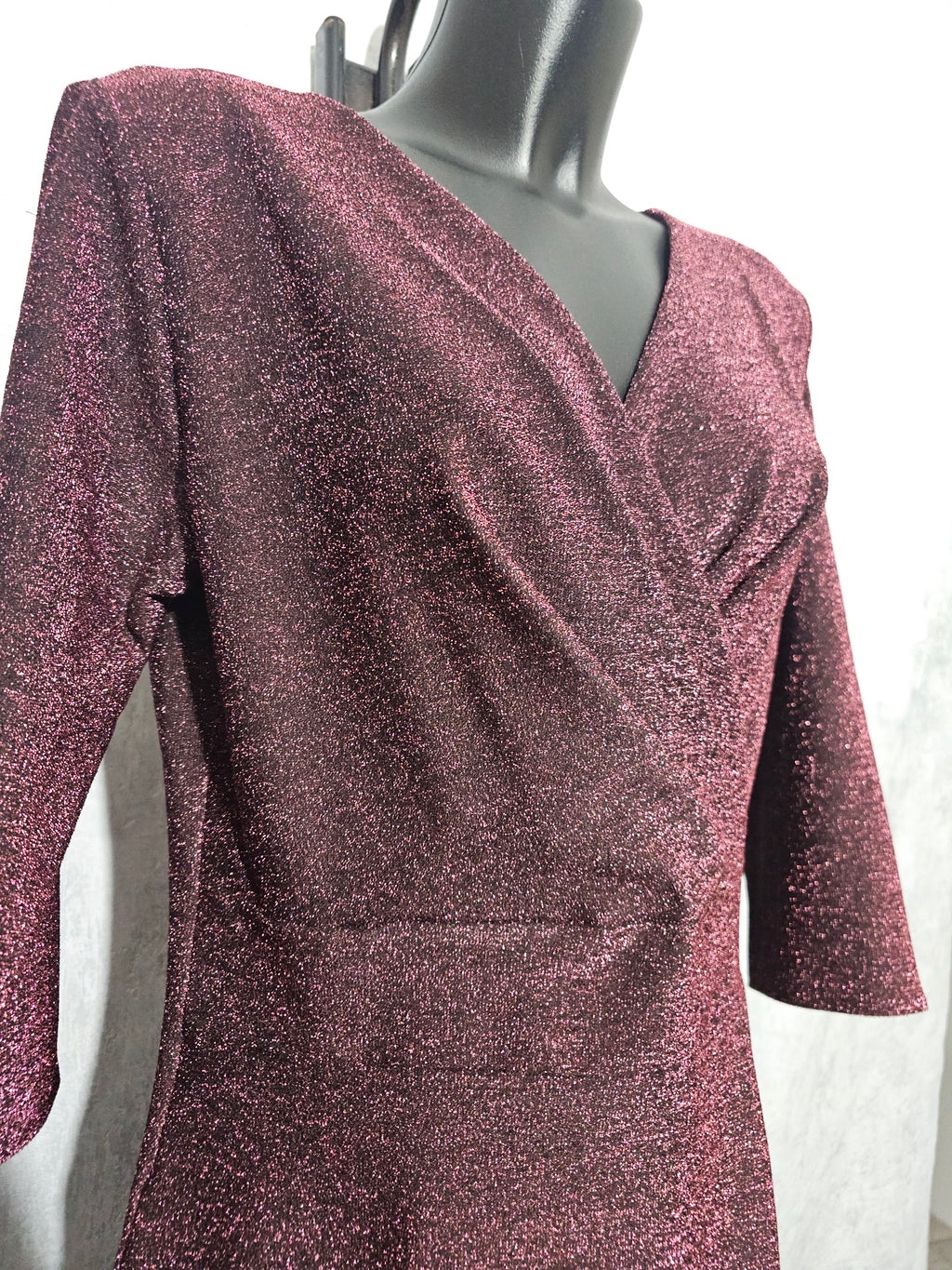 Festliches Glitzerkleid – Rosa | 46 & 52