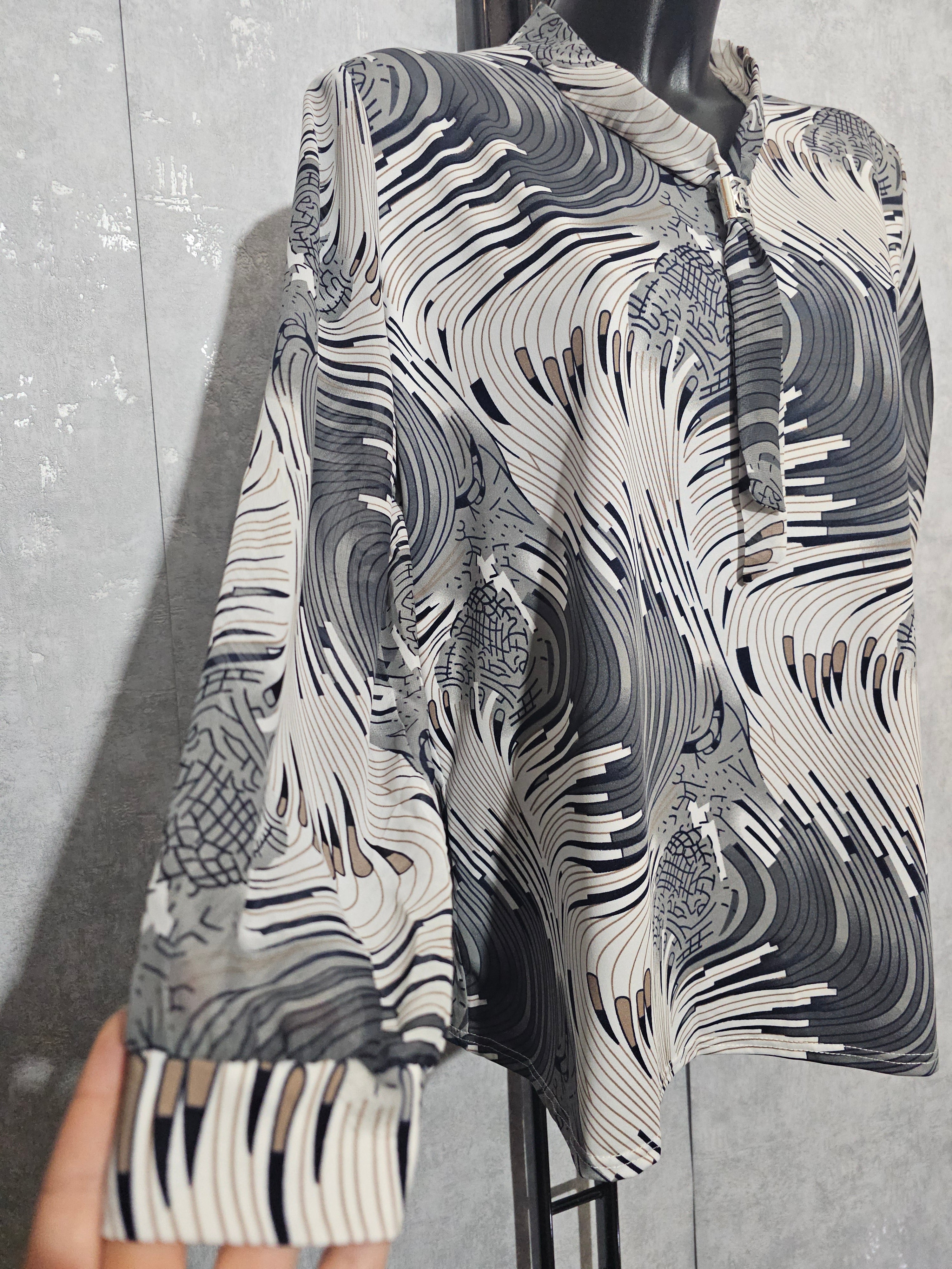 Elegante Damenbluse DALIA  – Made in Polen L-4XL