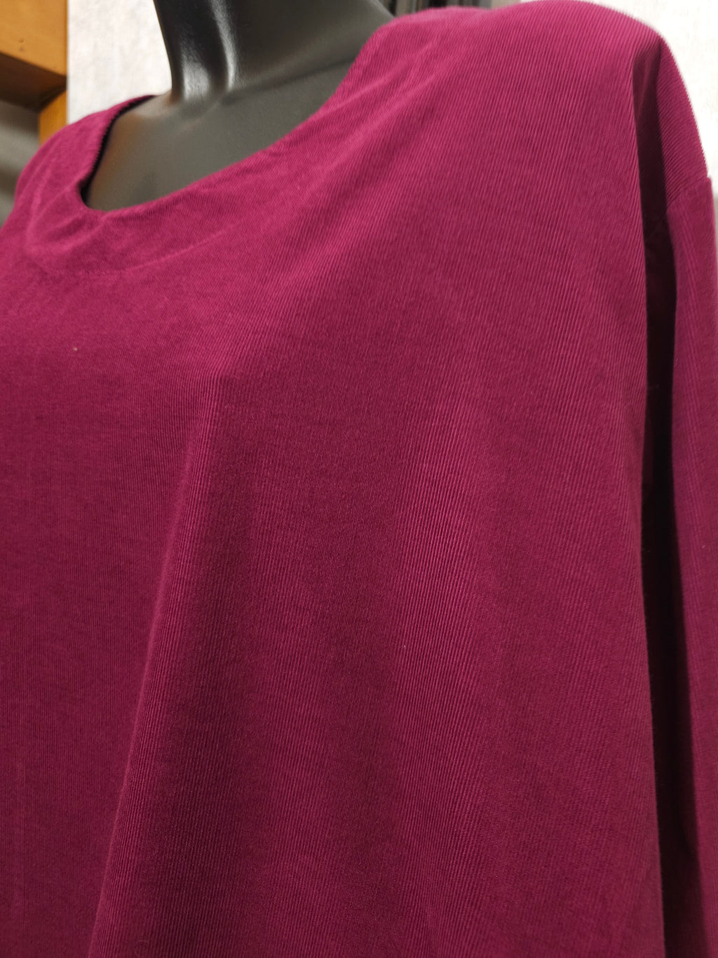 Oversize Tunika Daisy – Fuchsia | Asymmetrischer Schnitt | Baumwolle | Made in Italy