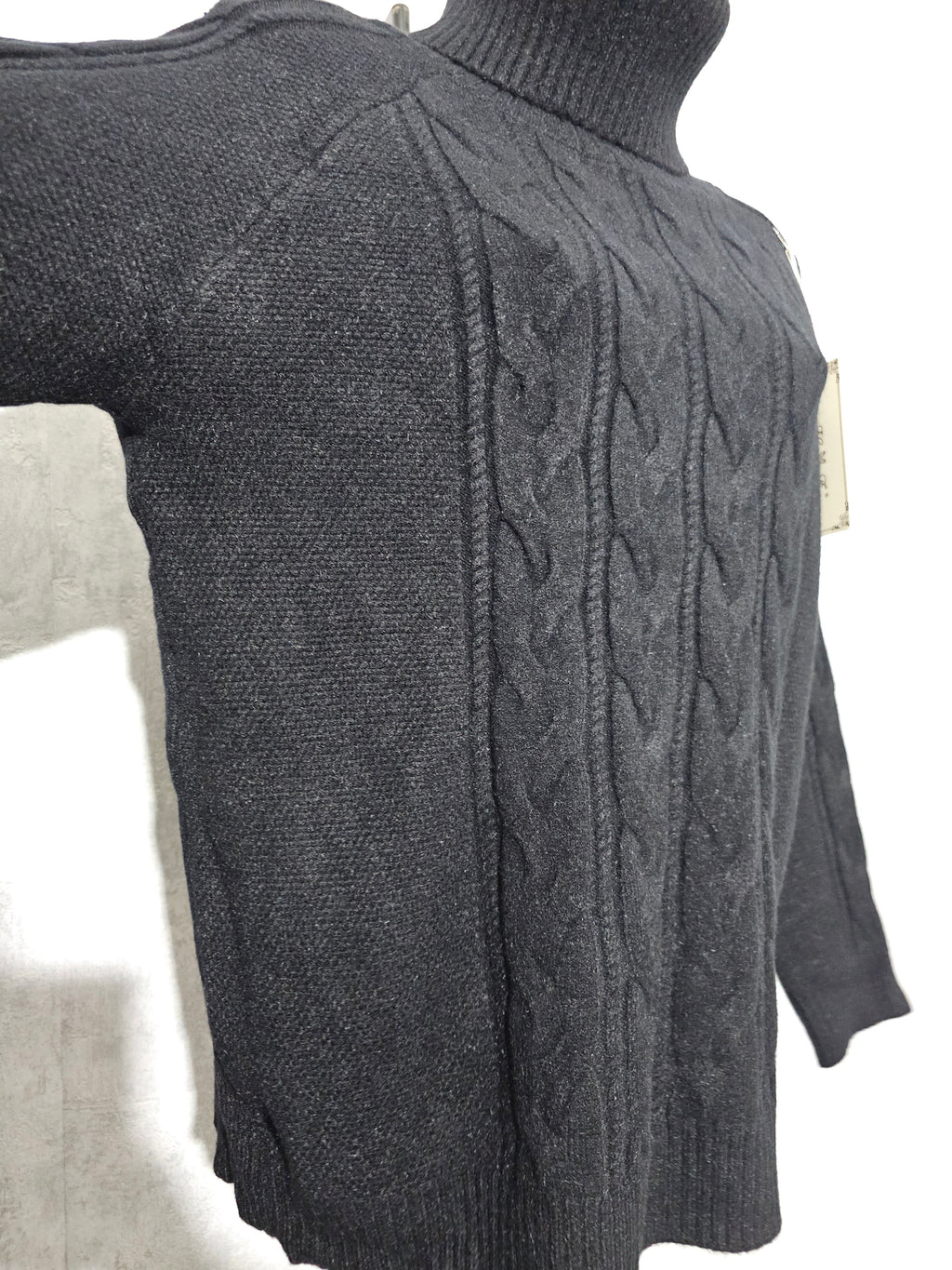 Damen Rollkragenpullover M/L – Weicher Strick, Warm & Elegant – Schwarz oder Creme– Winter Pullover