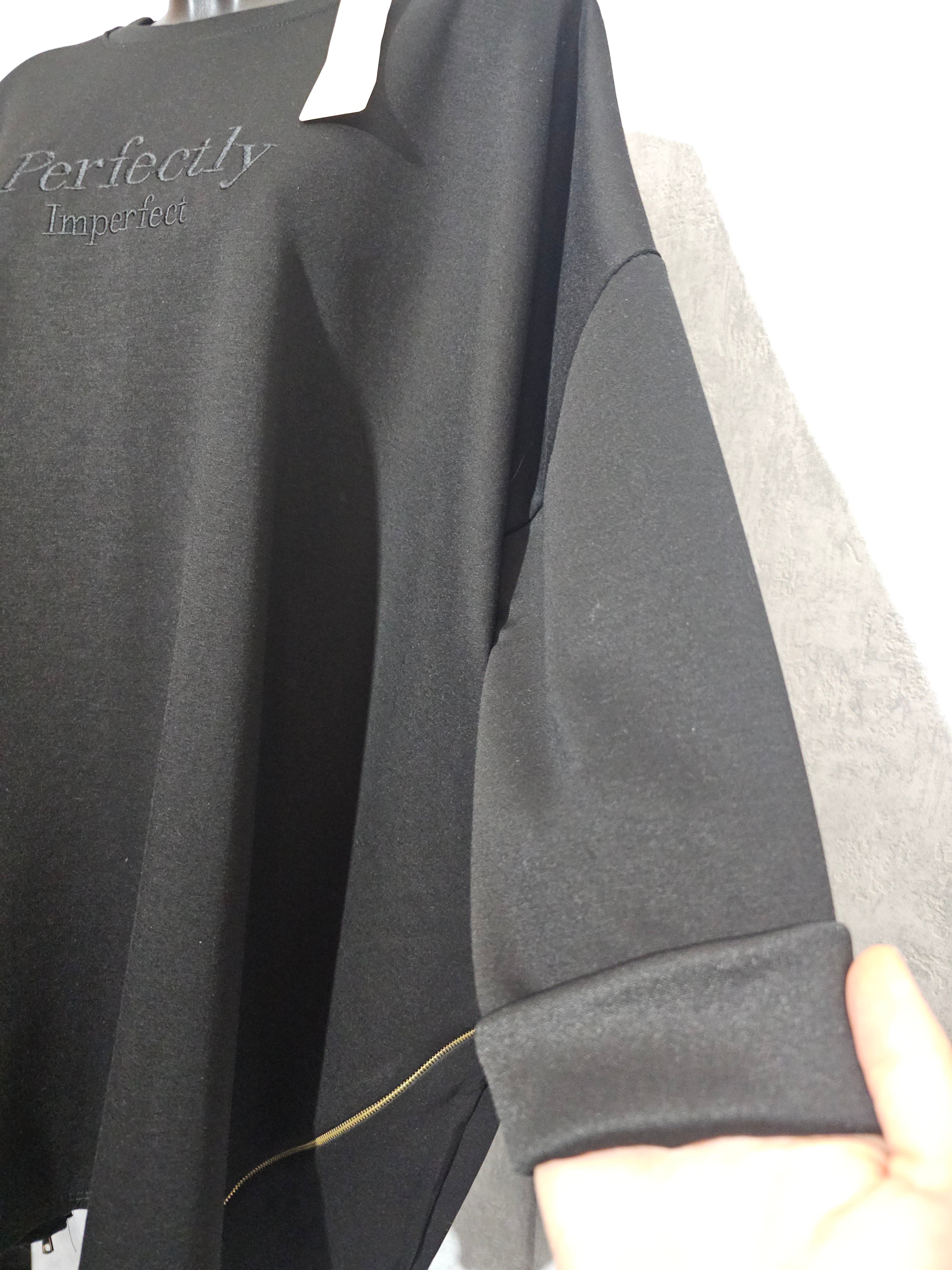 Oversize Tunika “Perfectly Imperfect” – Made in Italy – 3XL–5XL – Weich, Elastisch & Modern