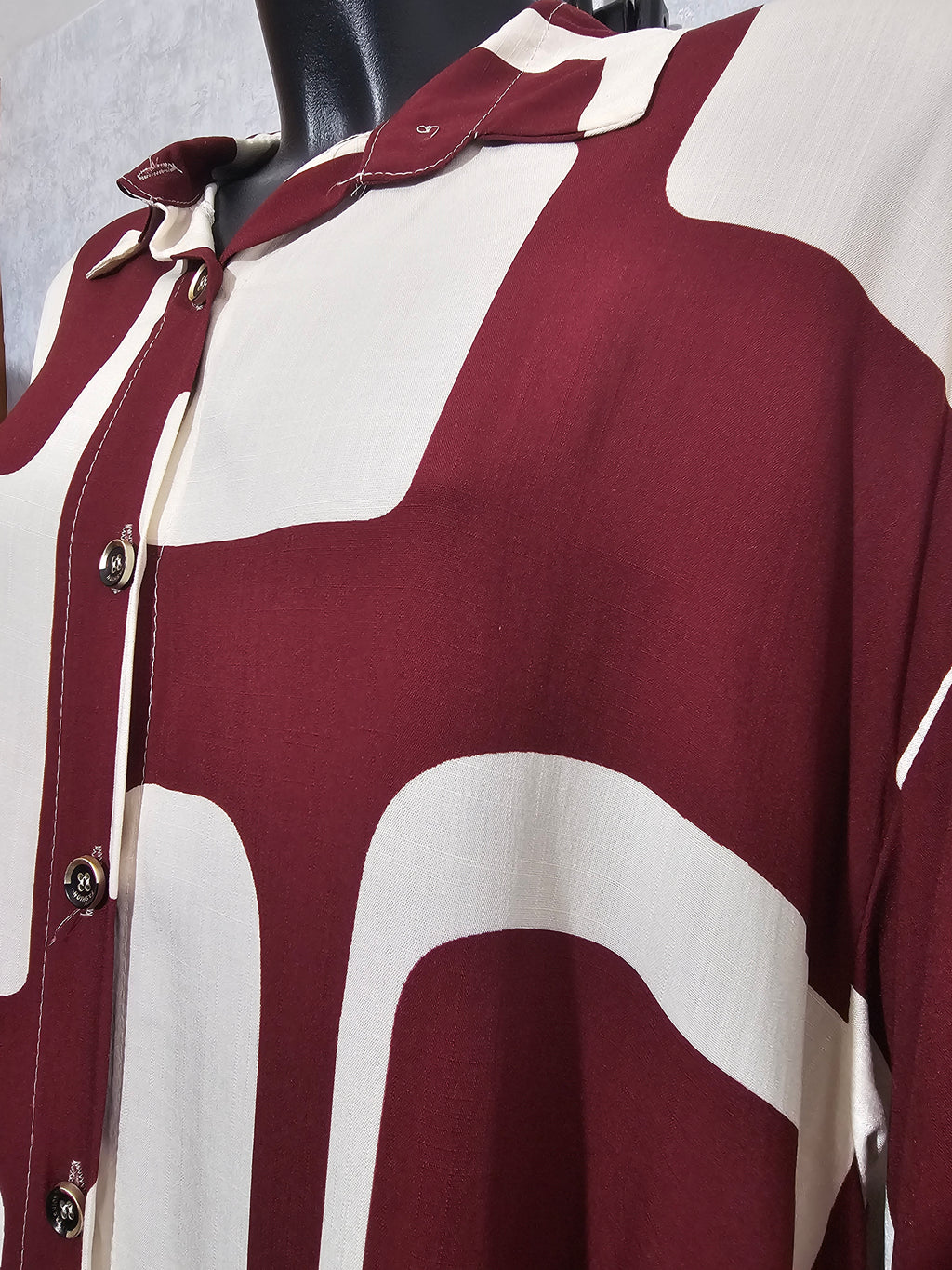 Elegante Oversize-Bluse für Damen – Made in Italy – XXL bis XXXL