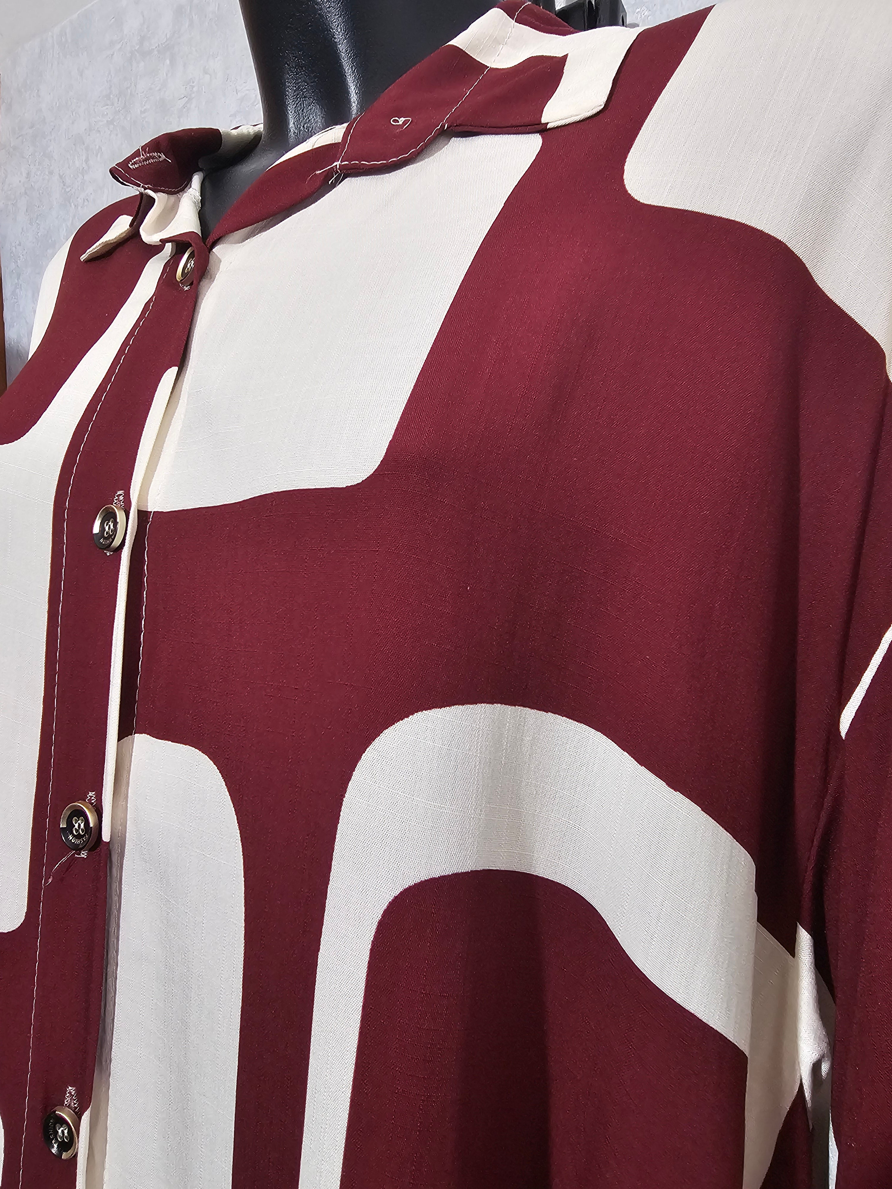 Elegante Oversize-Bluse für Damen – Made in Italy – XXL bis XXXL