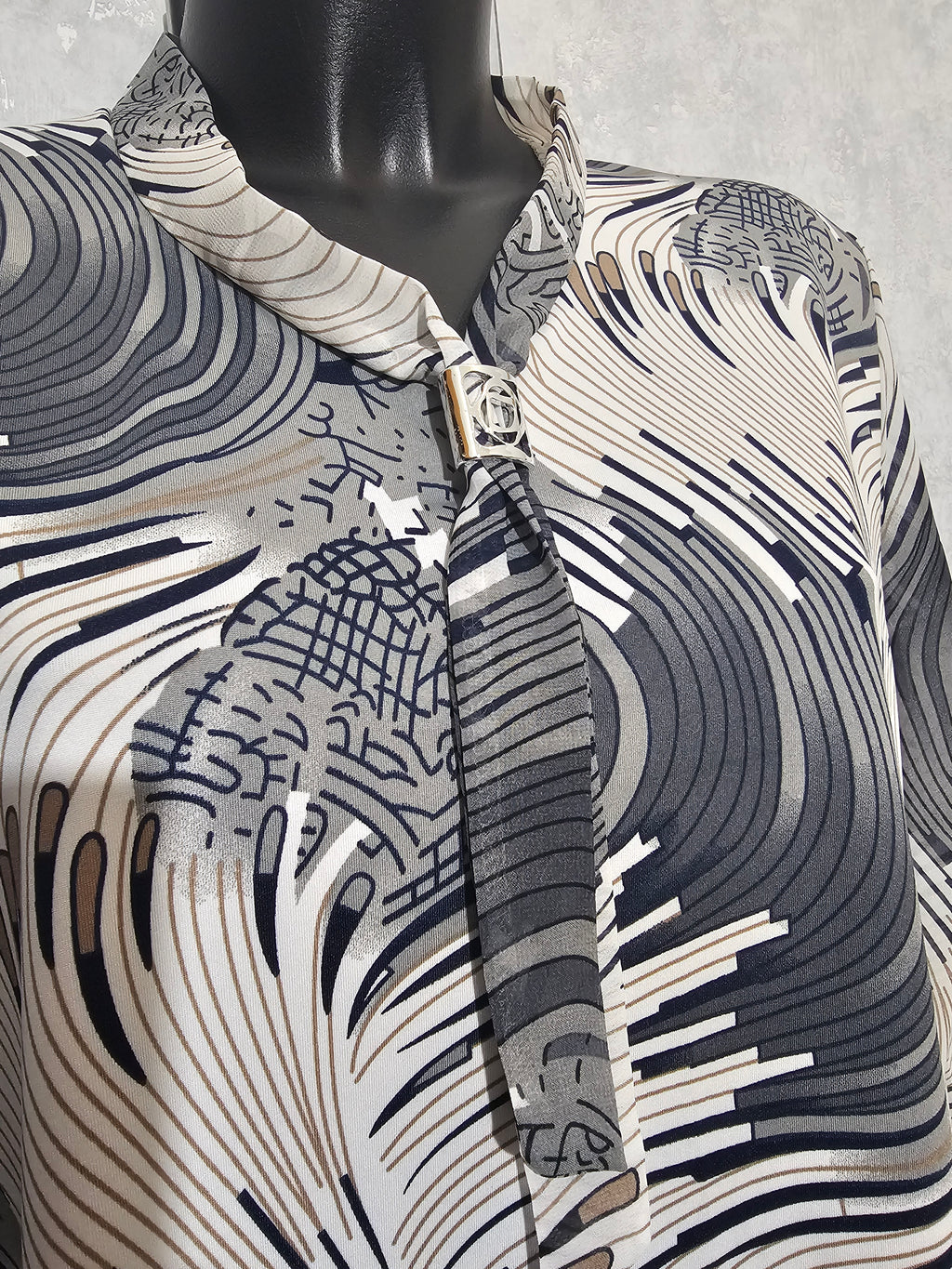 Elegante Damenbluse DALIA  – Made in Polen L-4XL