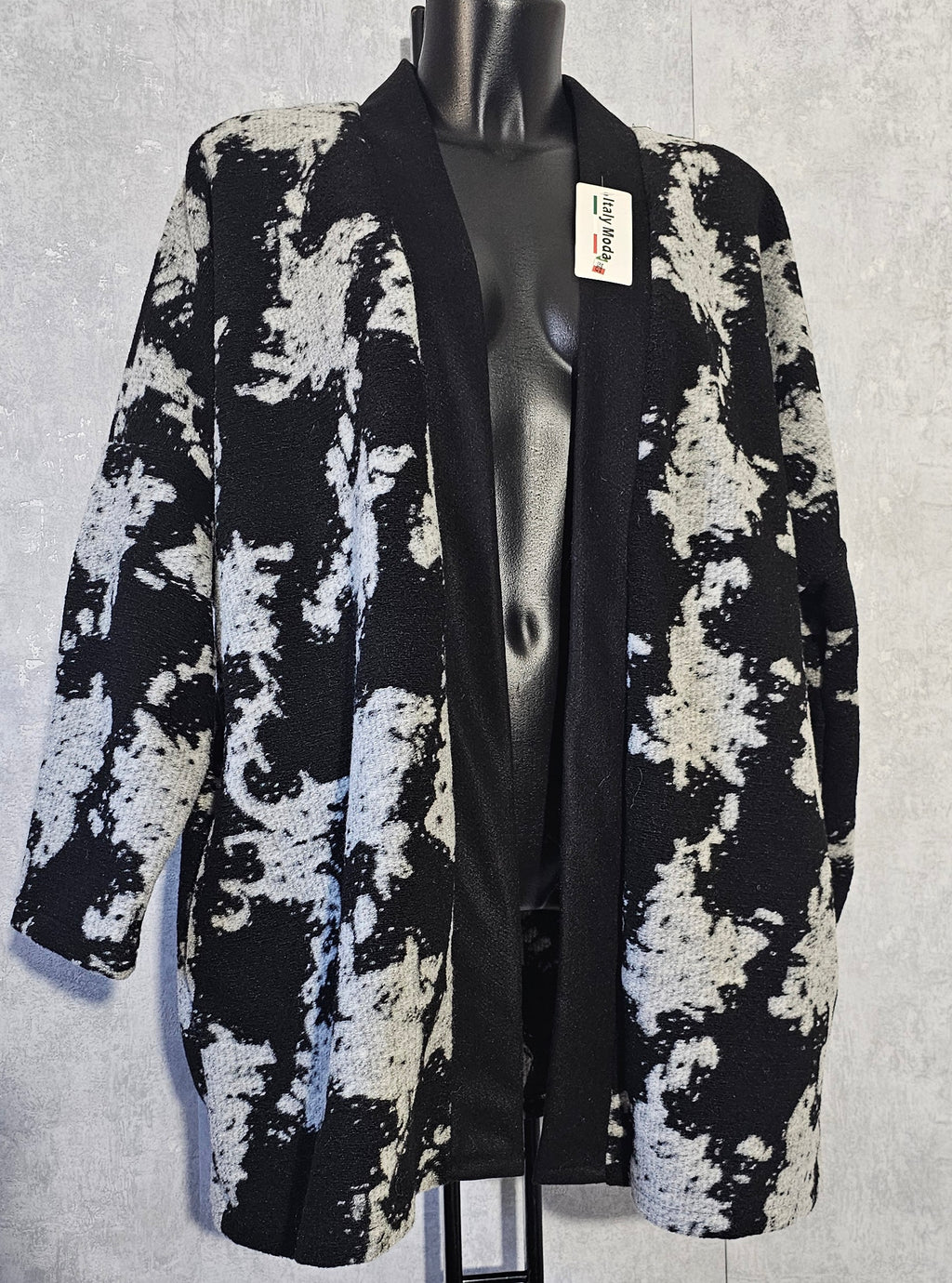Oversize Cardigan mit Wolle – Made in Italy | Damen Strickjacke Plus Size