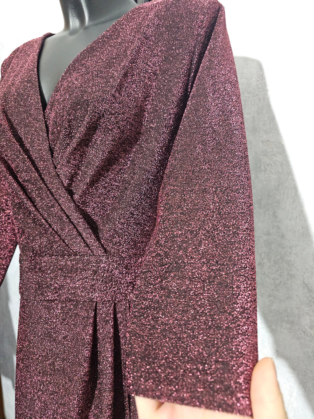 Festliches Glitzerkleid – Rosa | 46 & 52