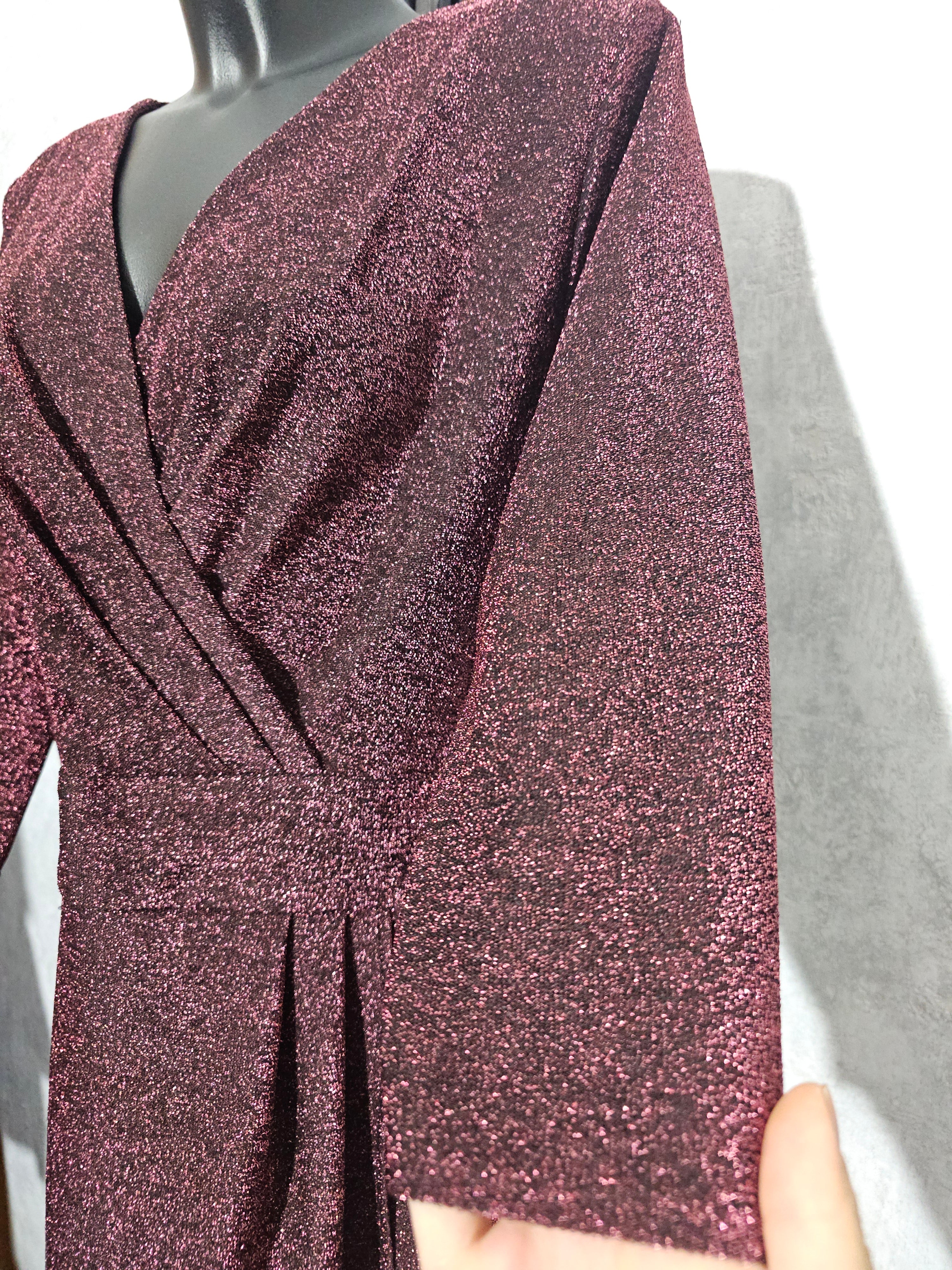 Festliches Glitzerkleid – Rosa | 46 & 52