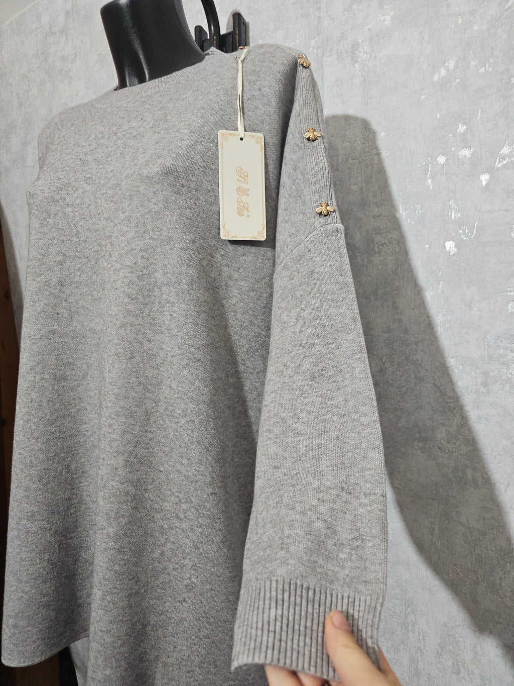 Damen Pullover oversize
Weiche Strick Tunika
Winter Pullover Warm
L/XL