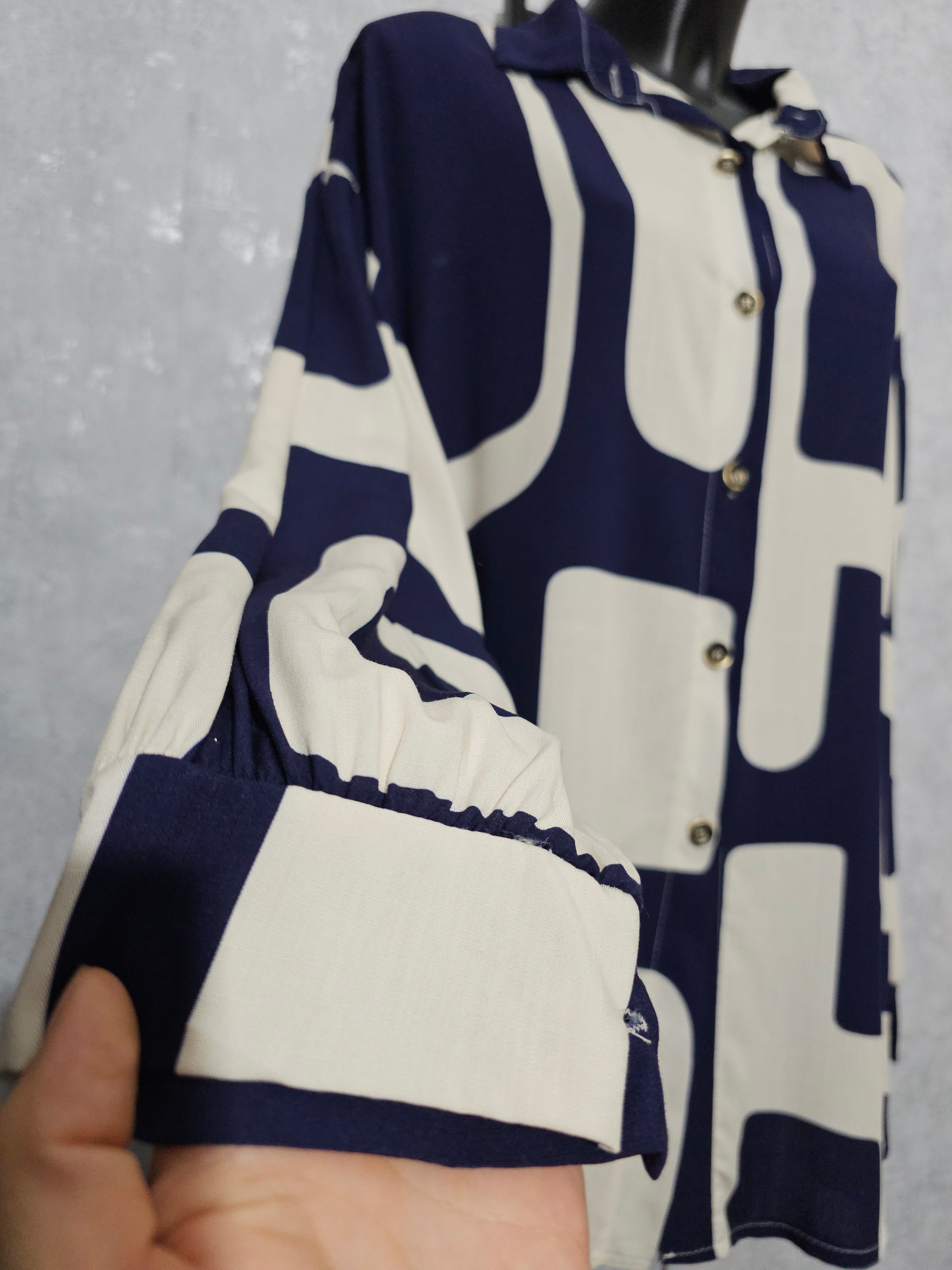 Elegante Oversize-Bluse für Damen – Made in Italy – XXL bis XXXL