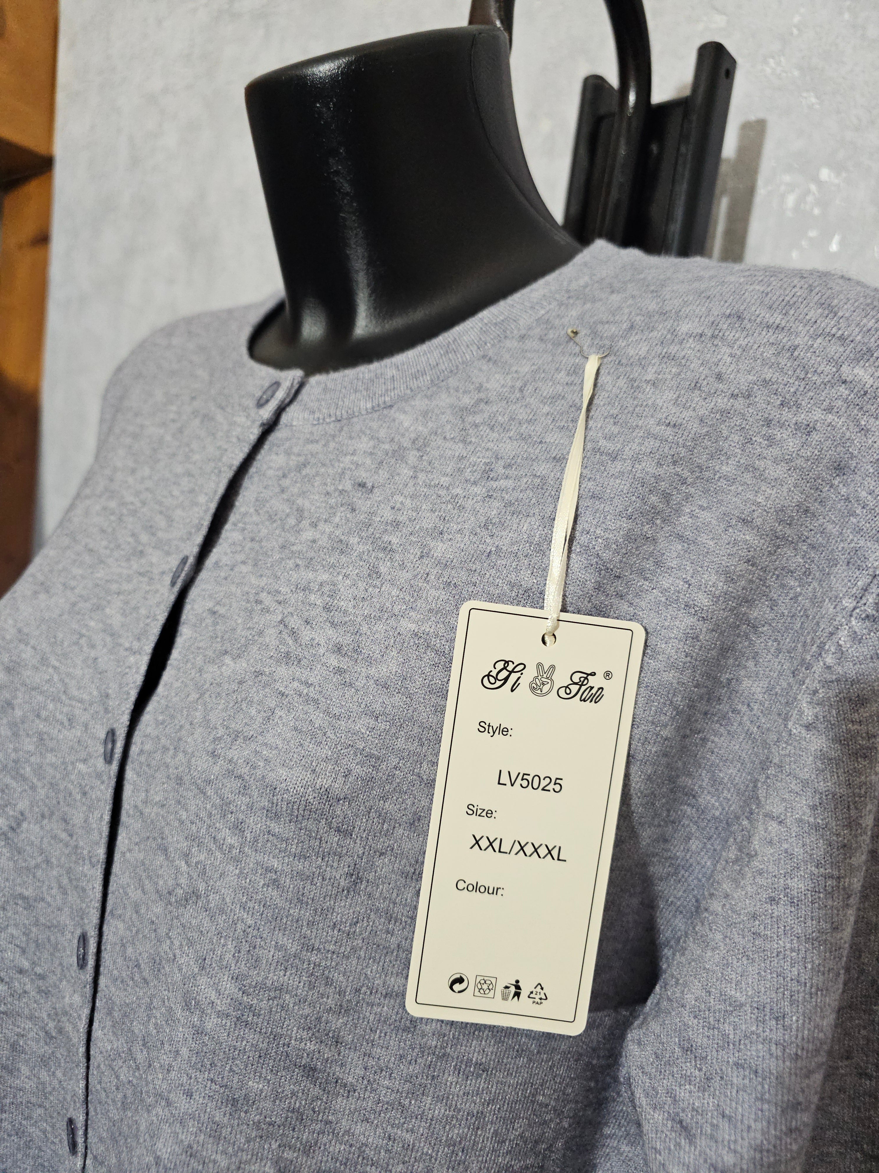 Luxus Cashmere-Mix Cardigan – Weiche Oversize Strickjacke mit Knöpfen – Plus Size XXL XXXL