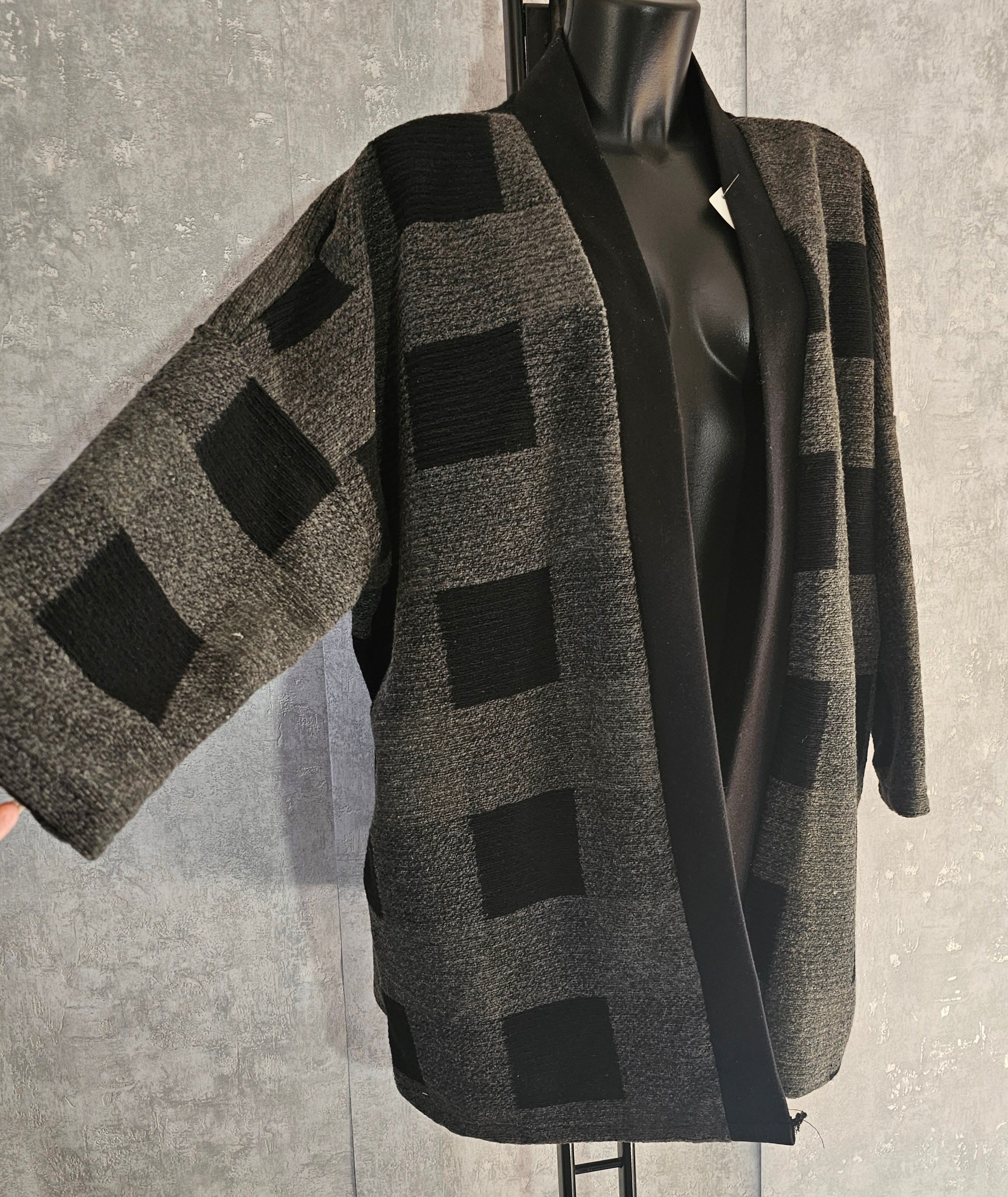 Oversize Cardigan mit Wolle – Made in Italy | Damen Strickjacke Plus Size