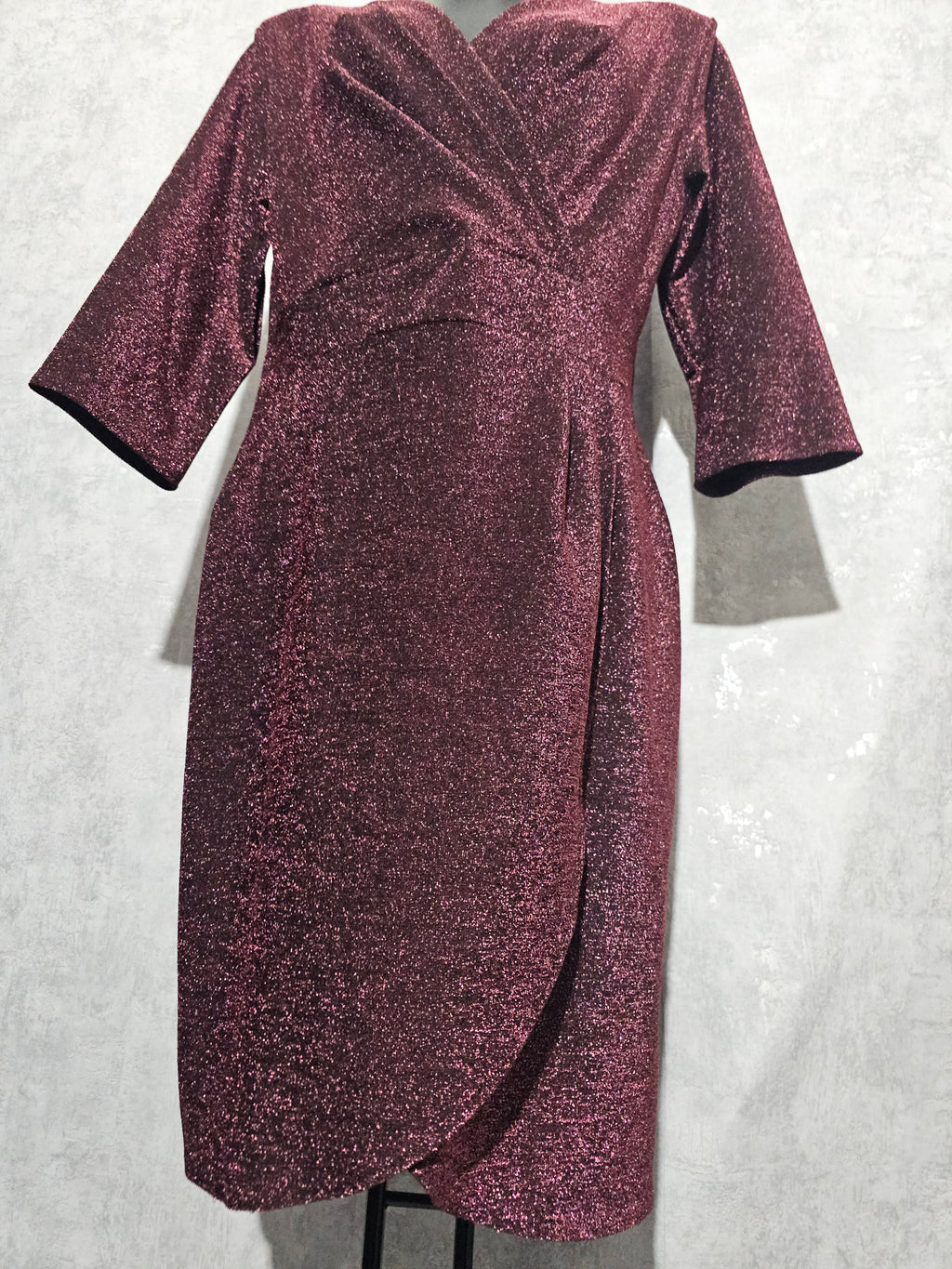 Festliches Glitzerkleid – Rosa | 46 & 52