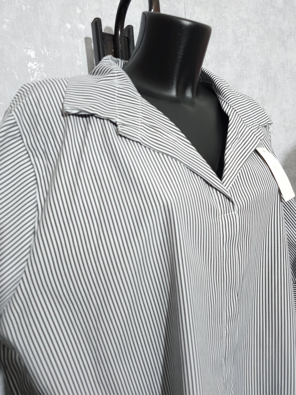 Gestreifte Oversize Bluse / Tunika – Made in Italy bis 3xl