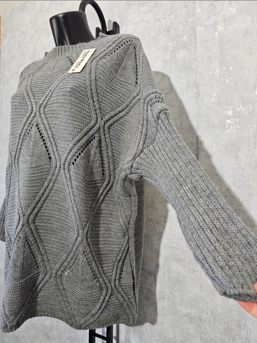 Strickpullover Oversize – XXL bis 4XL | Made in Italy