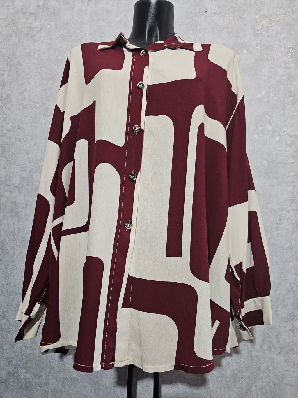 Elegante Oversize-Bluse für Damen – Made in Italy – XXL bis XXXL