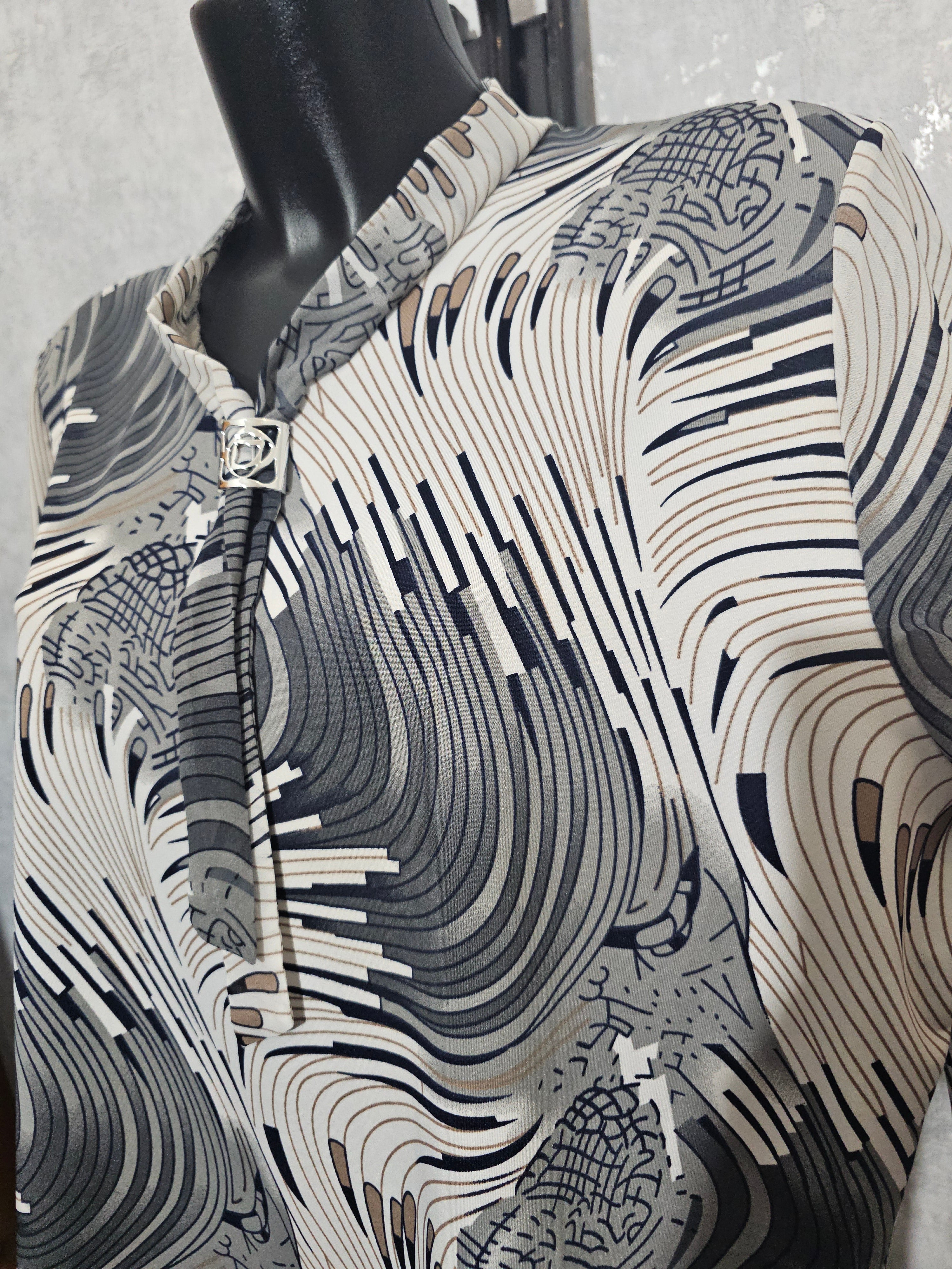 Elegante Damenbluse DALIA  – Made in Polen L-4XL