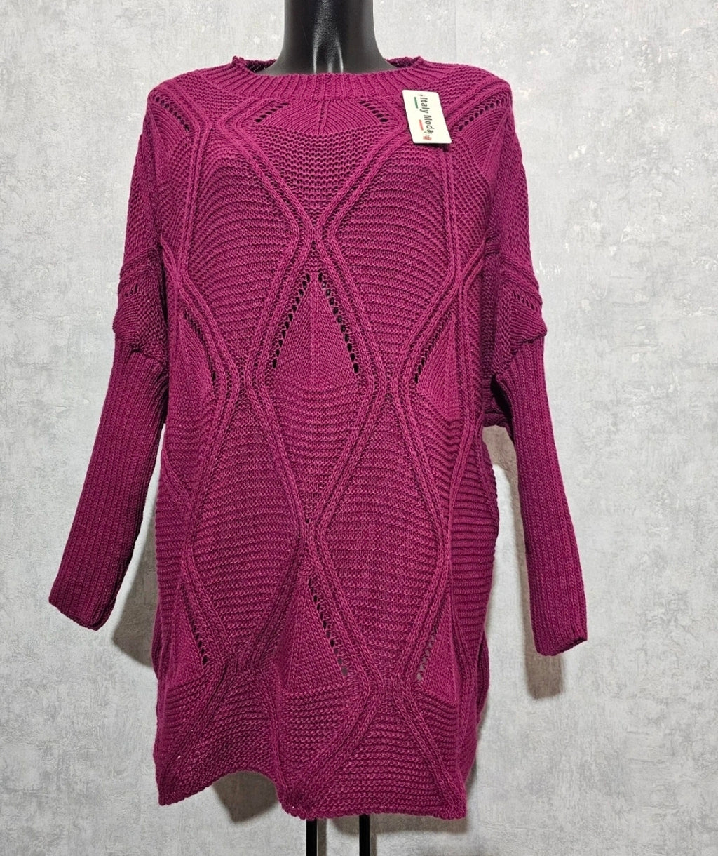 Strickpullover Oversize – XXL bis 4XL | Made in Italy