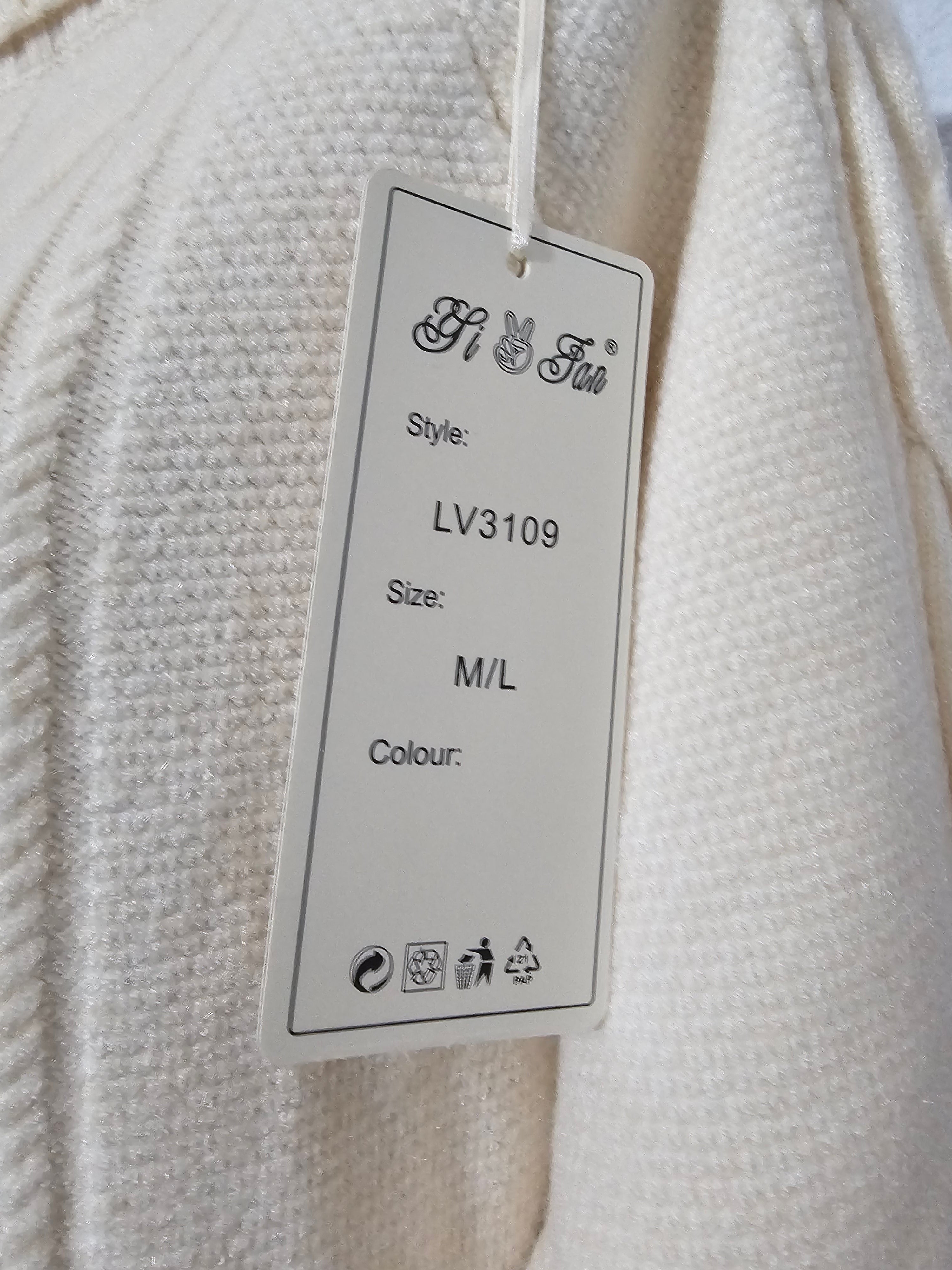 Damen Rollkragenpullover M/L – Weicher Strick, Warm & Elegant – Schwarz oder Creme– Winter Pullover