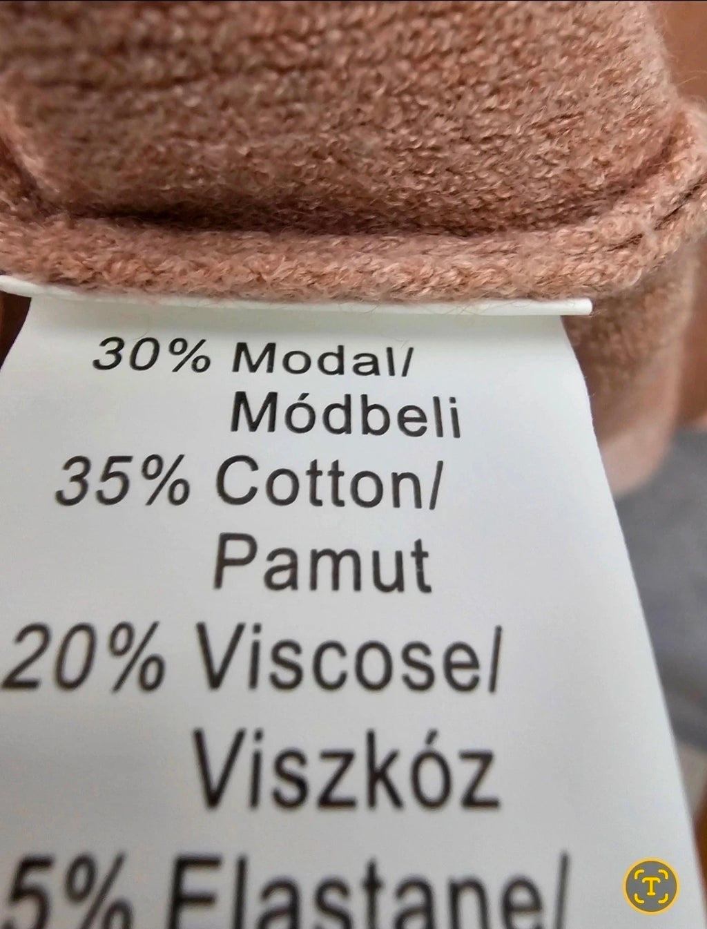 Weicher Premium-Pullover / Tunika mit goldenen Details