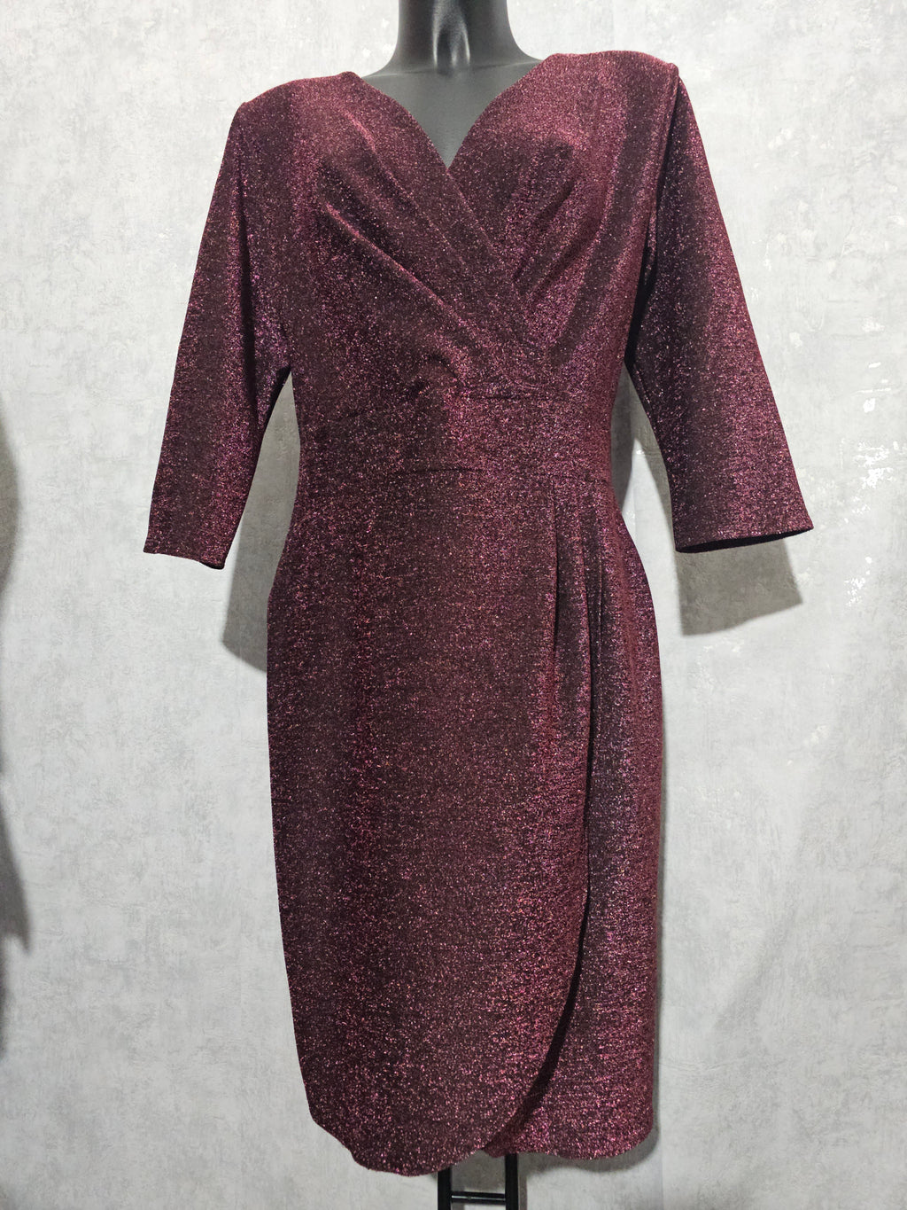 Festliches Glitzerkleid – Rosa | 46 & 52