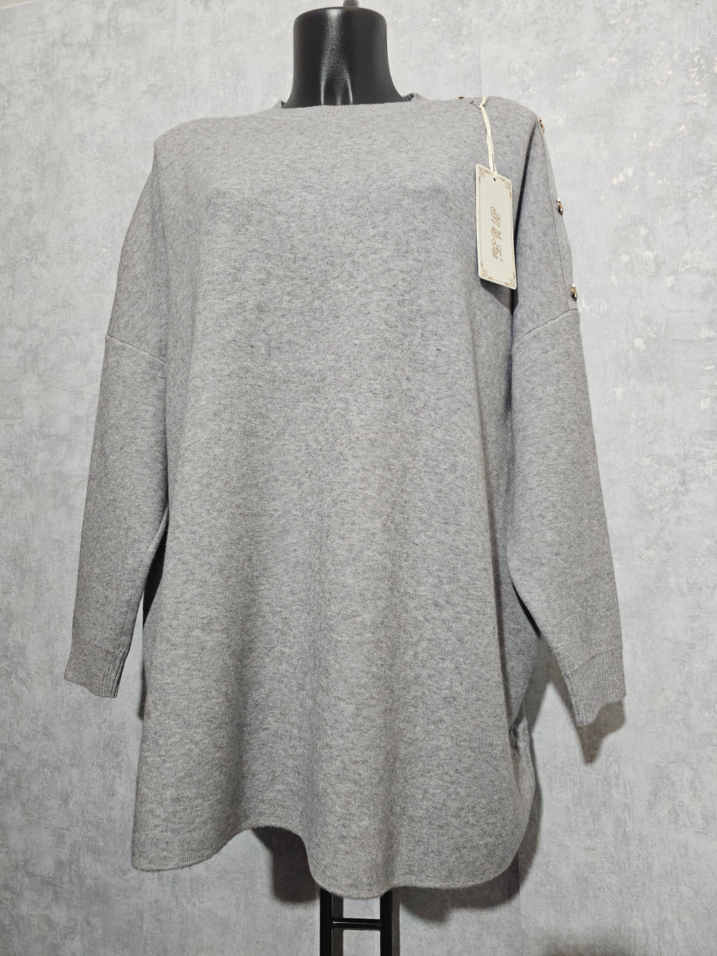 Damen Pullover oversize
Weiche Strick Tunika
Winter Pullover Warm
L/XL
